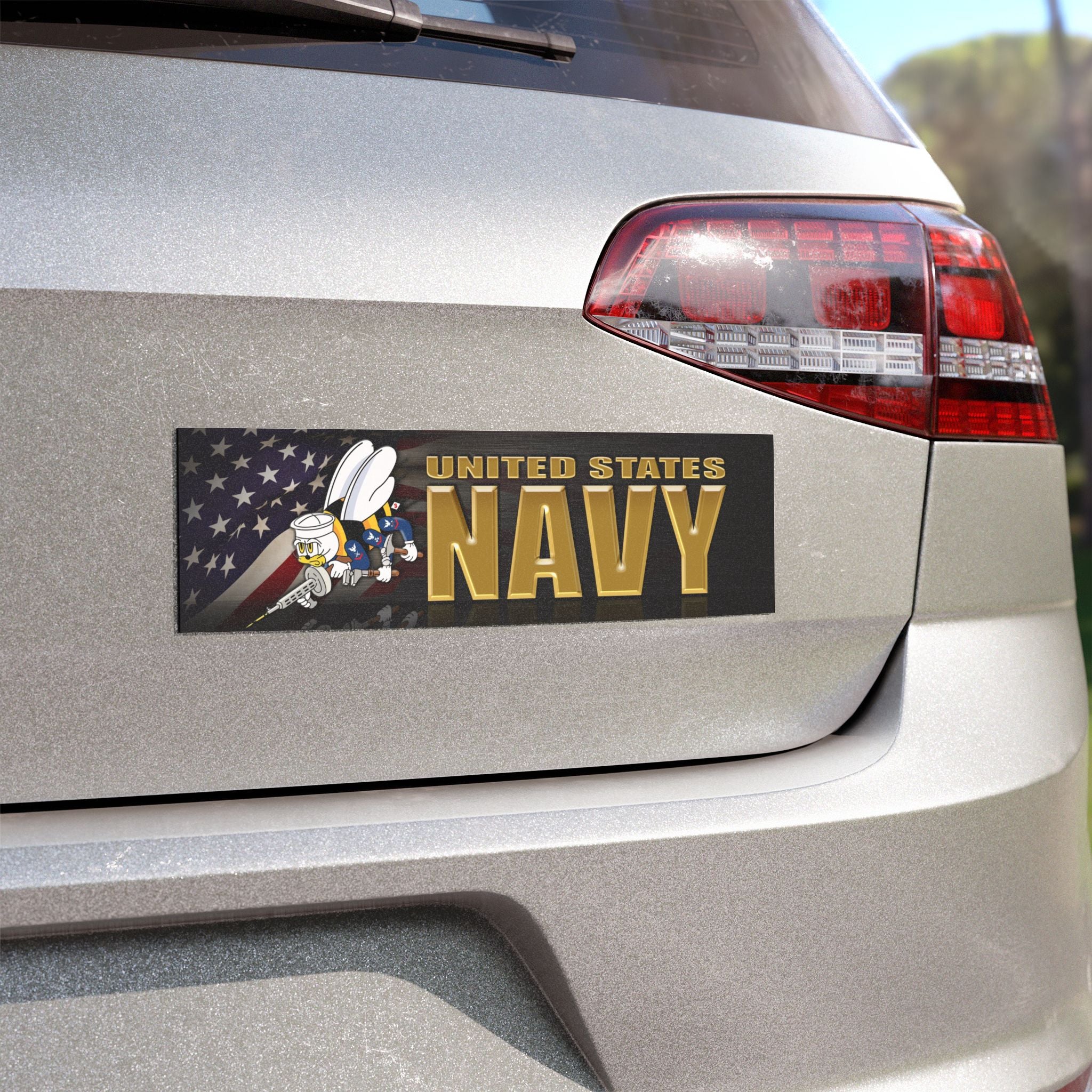 US Navy Seabees Car Magnets