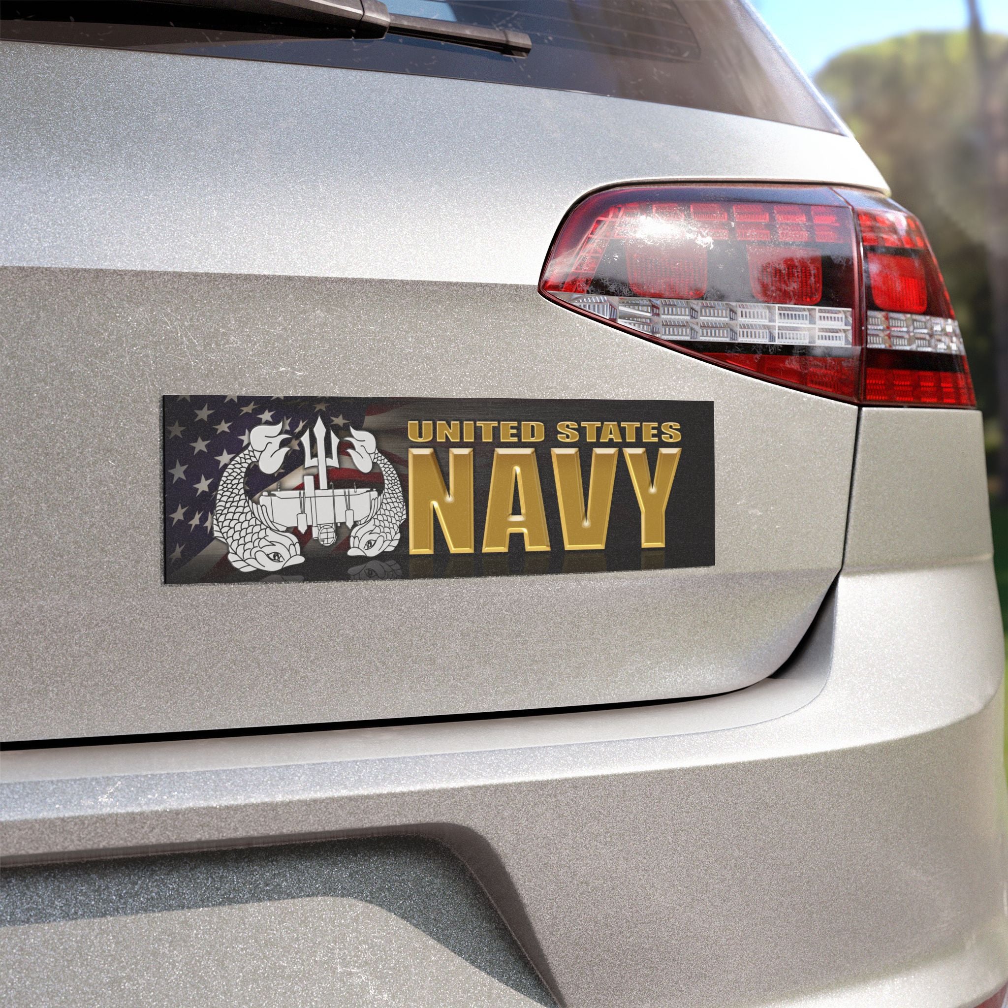 US Navy Deep Submergence Enlisted Badge Car Magnets