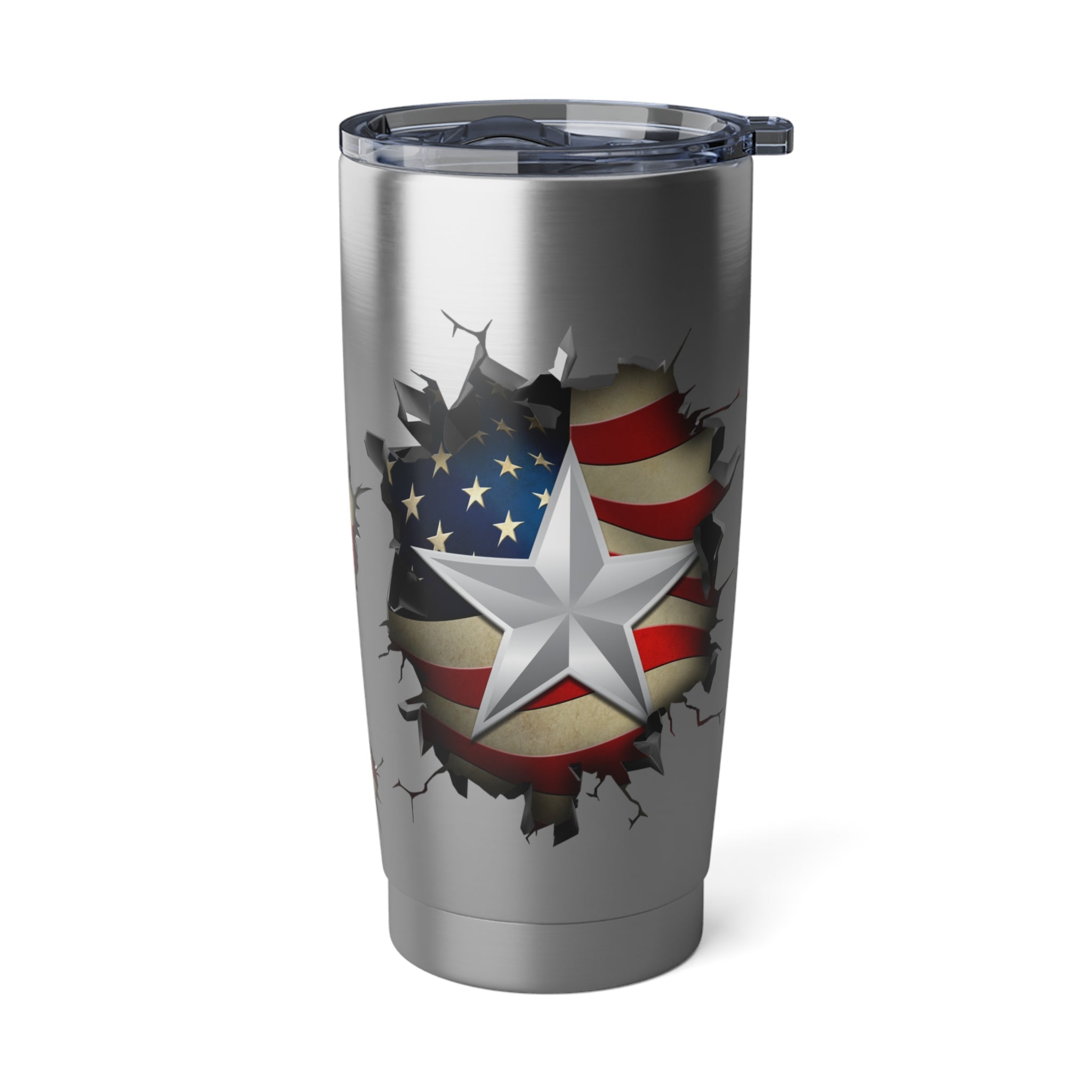 US Army O-7 Brigadier General O7 BG General Officer Ranks 3D Break Effect Vagabond 20oz Tumbler