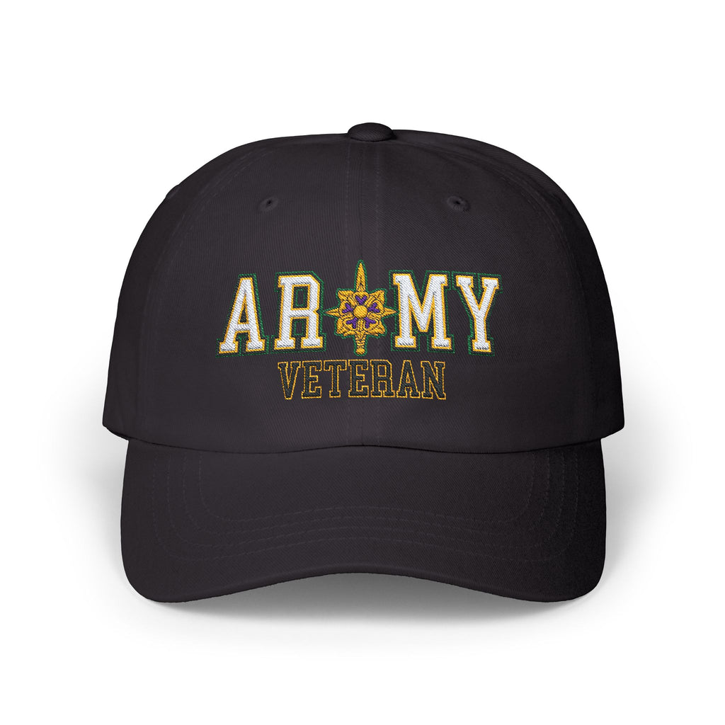 US ARMY Intelligence Corps Veteran Embroidered Classic Dad Cap