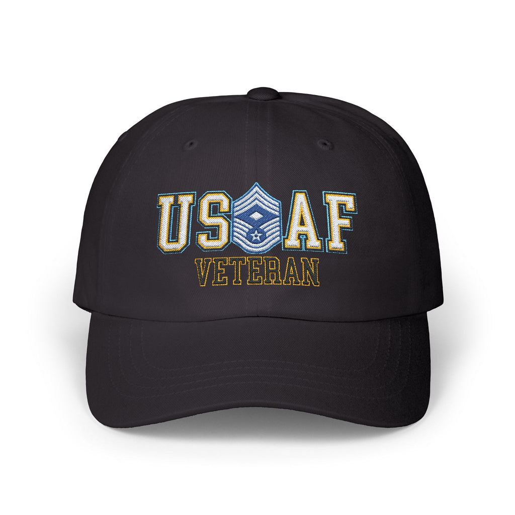 US Air Force E-9 First sergeant Veteran Embroidered Classic Dad Cap