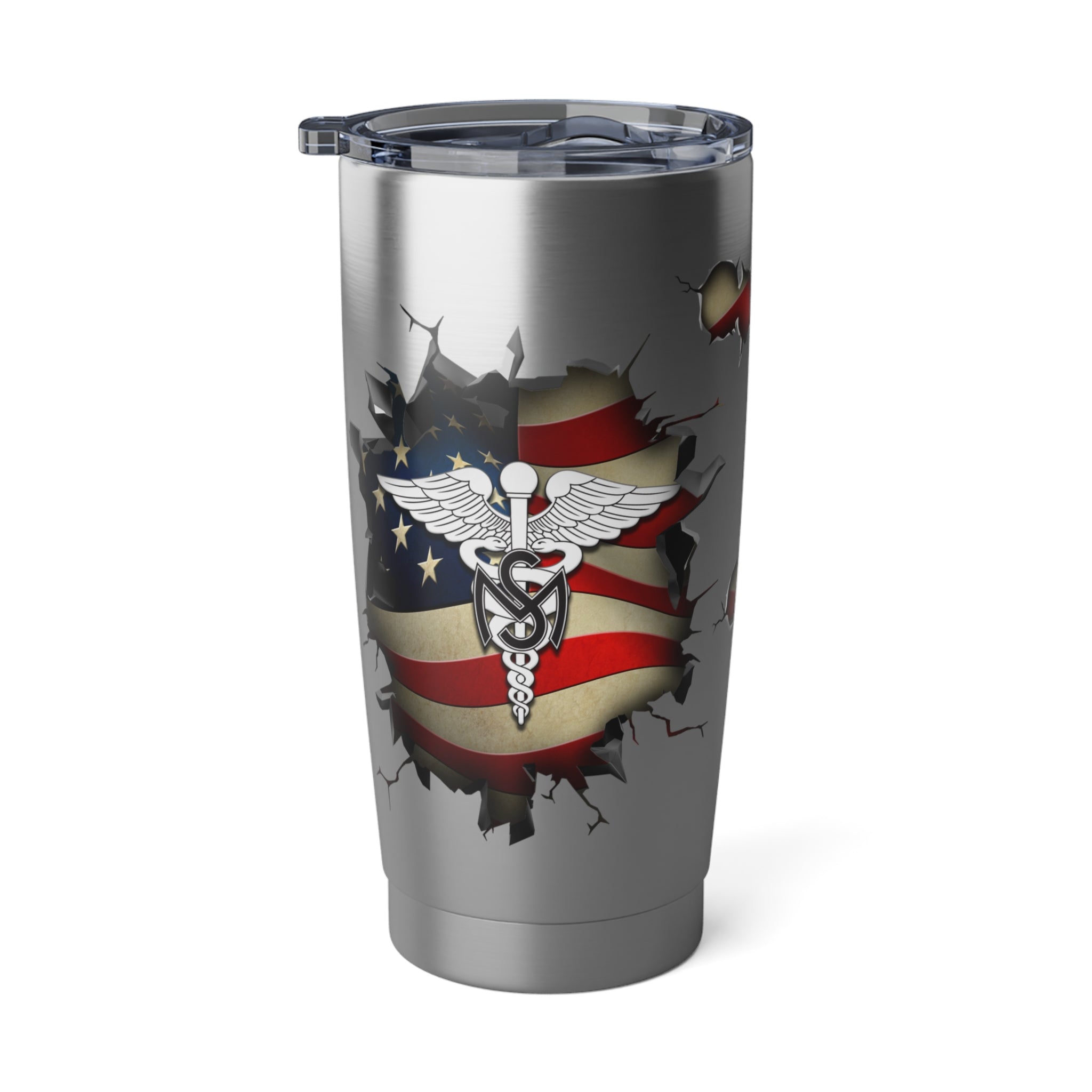 US Army Medical Service Corps 3D Break Effect Vagabond 20oz Tumbler