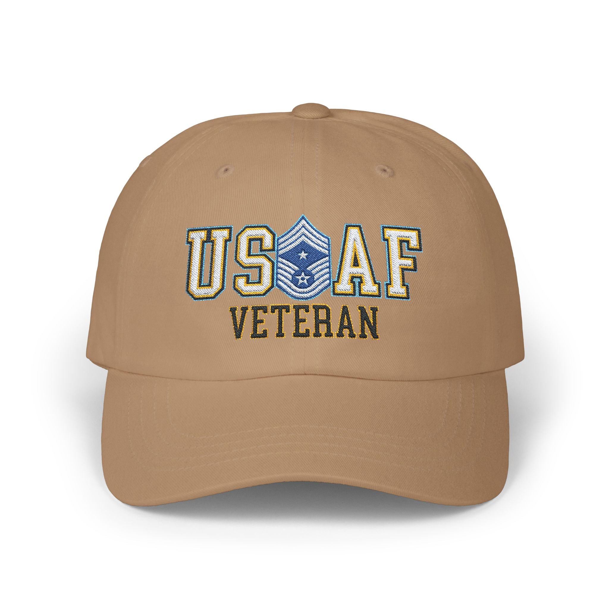 US Air Force E-9 Command Chief Master Sergeant CCM Veteran Embroidered Classic Dad Cap