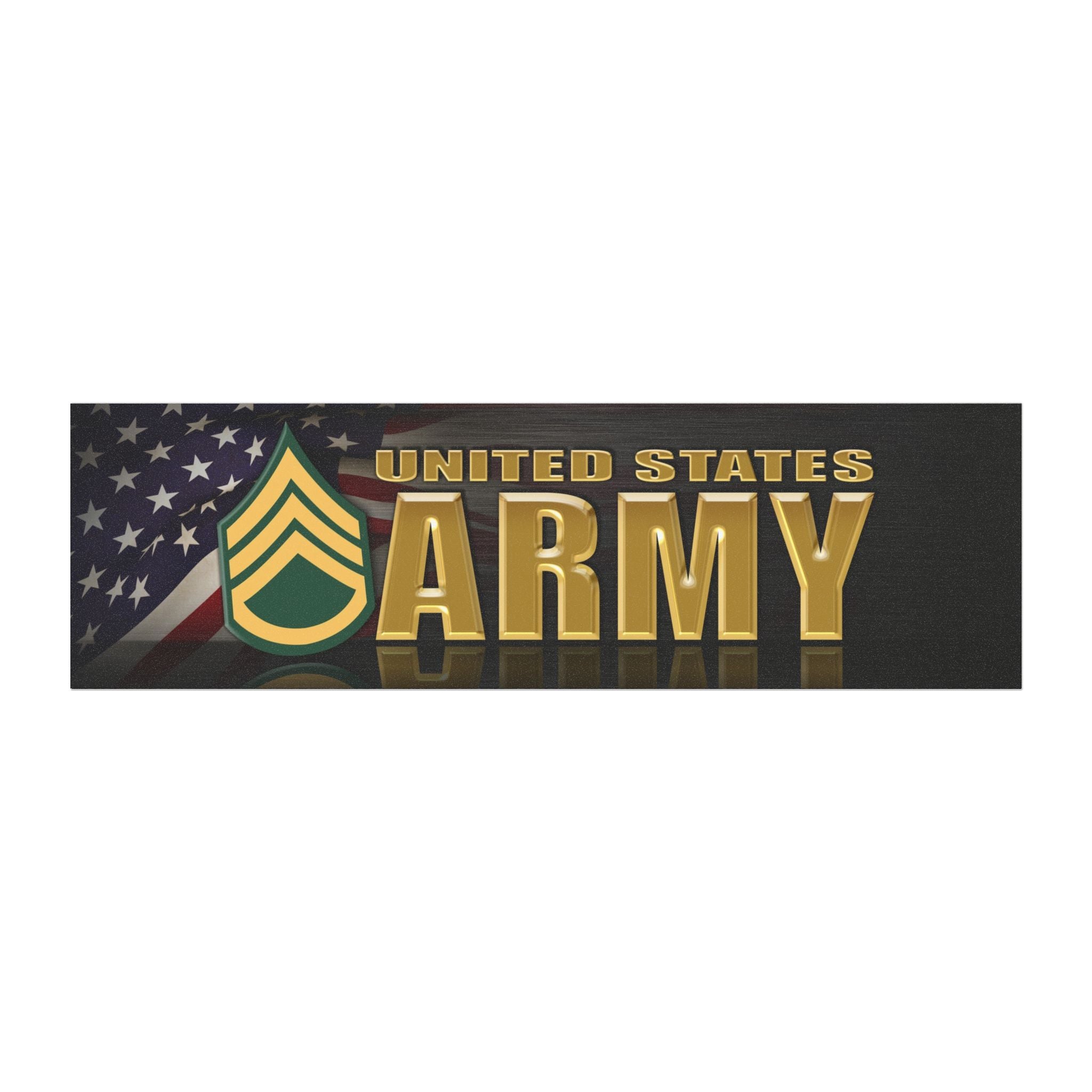 US Army E-6 Staff Sergeant E6 SSG Noncommissioned Officer Ranks Car Magnets