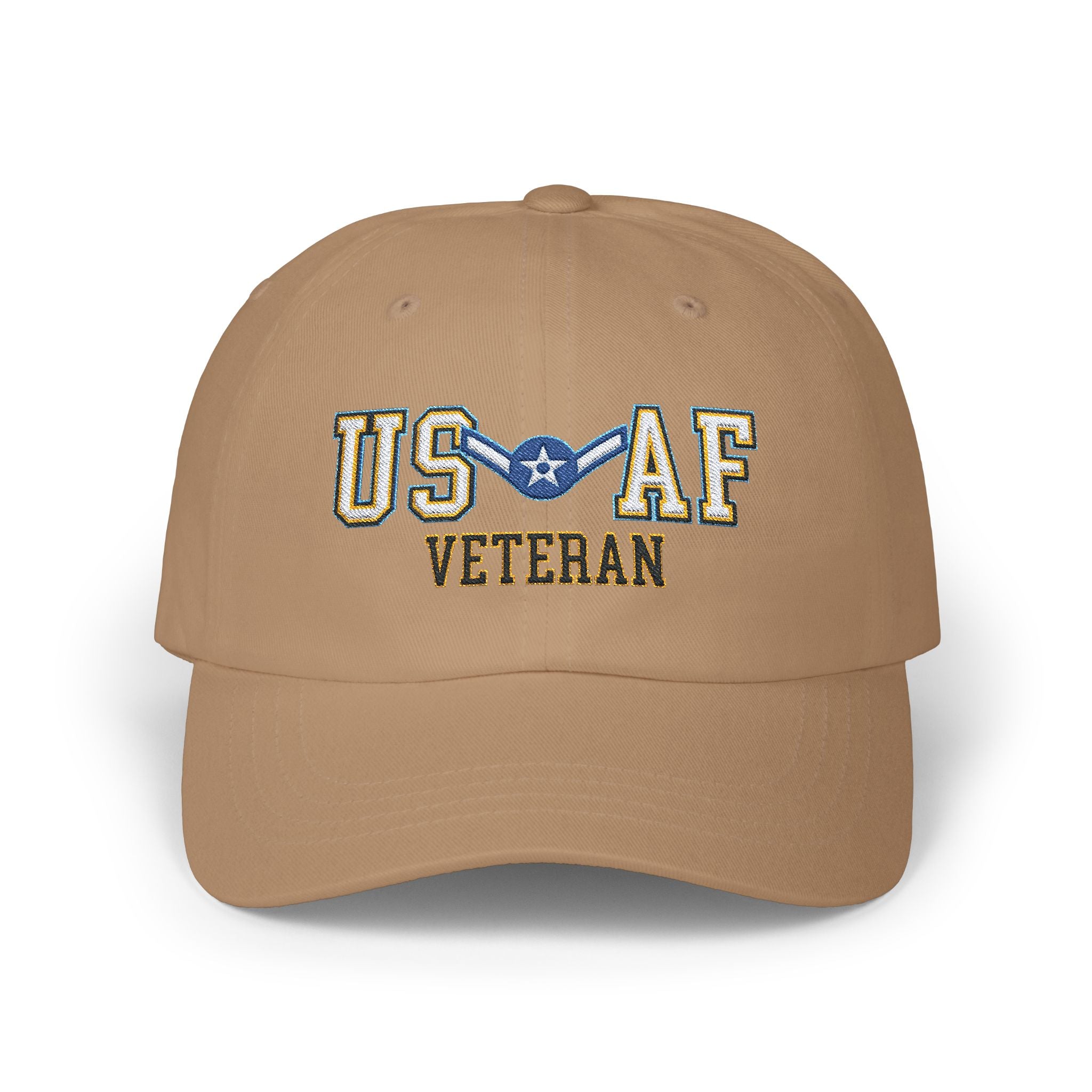 US Air Force E-2 Airman Amn E2 Ranks Enlisted Airman Veteran Embroidered Classic Dad Cap