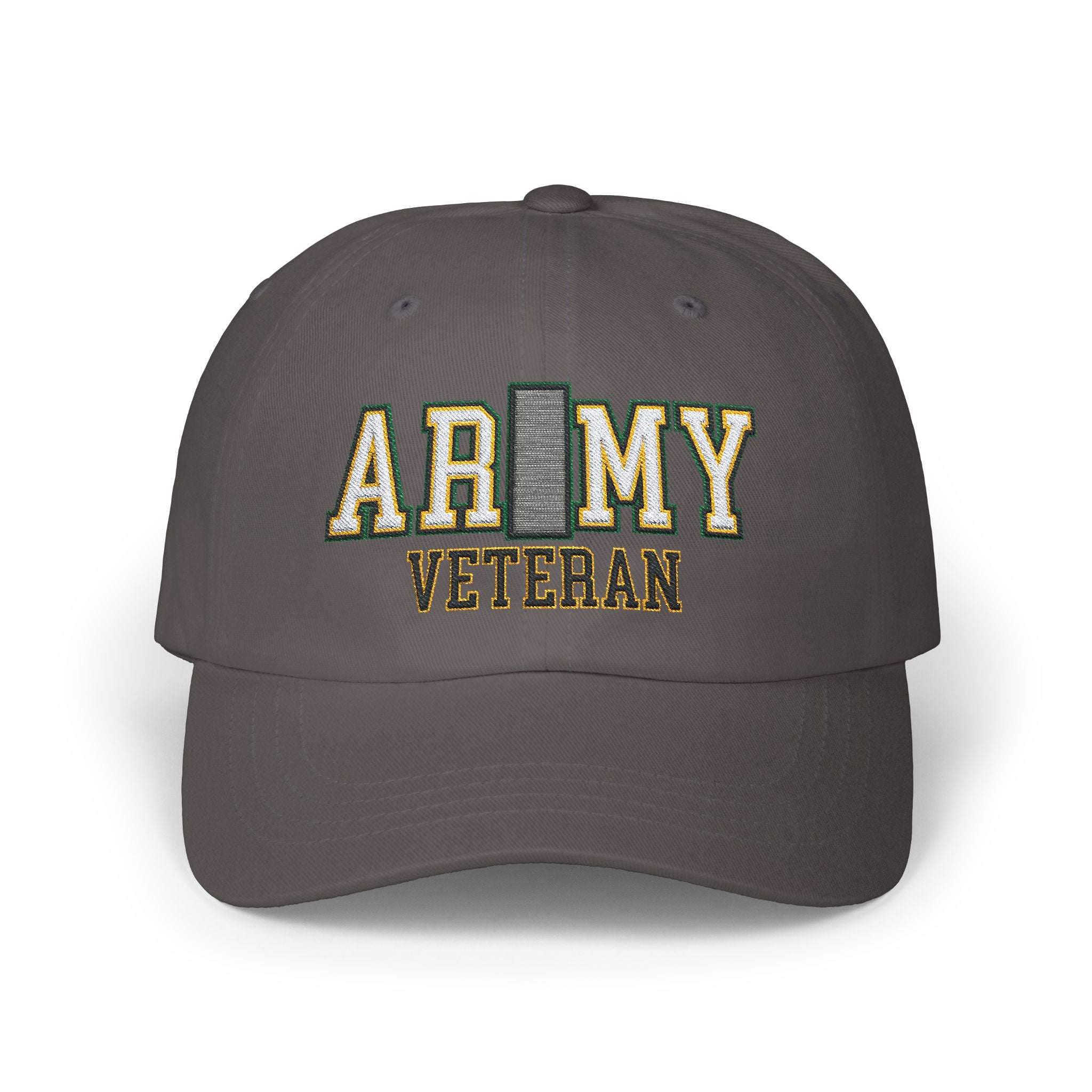 US Army O-2 First Lieutenant O2 1LT Commissioned Officer Veteran Embroidered Classic Dad Cap