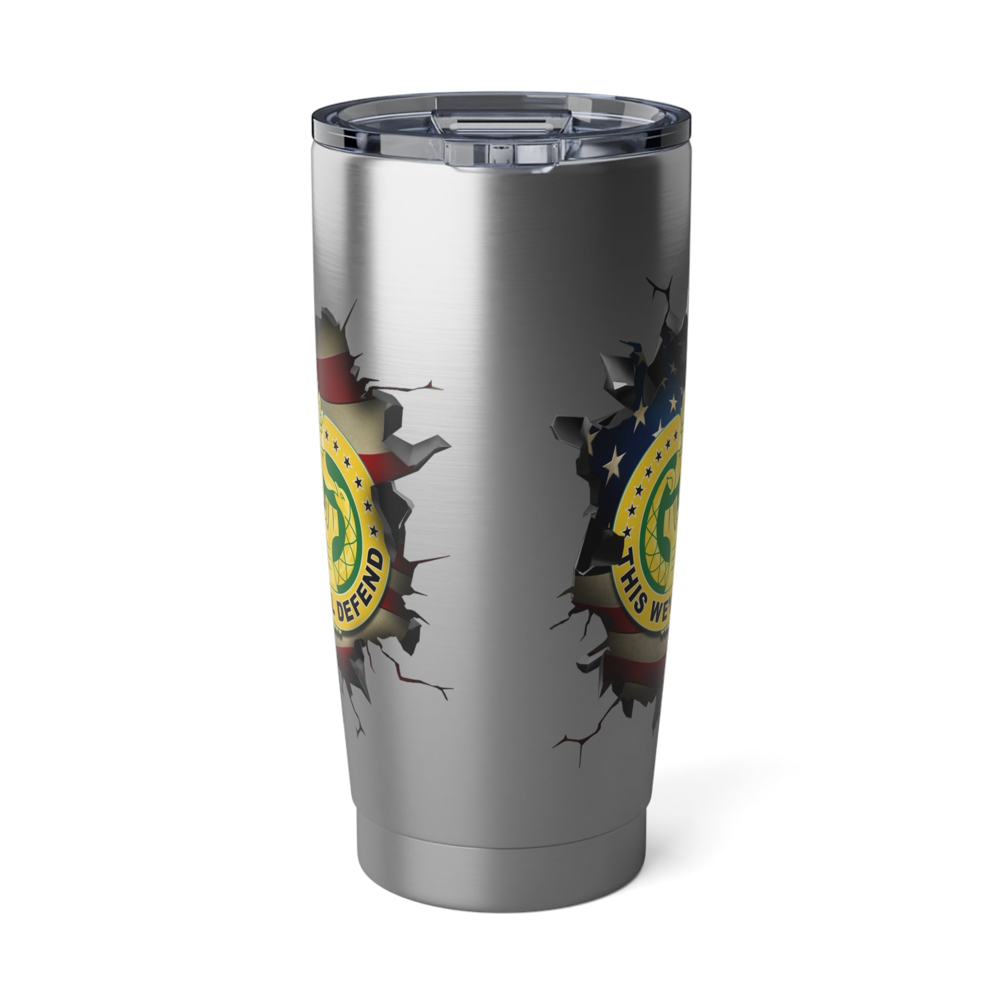 US Army Drill Sergeant 3D Break Effect Vagabond 20oz Tumbler