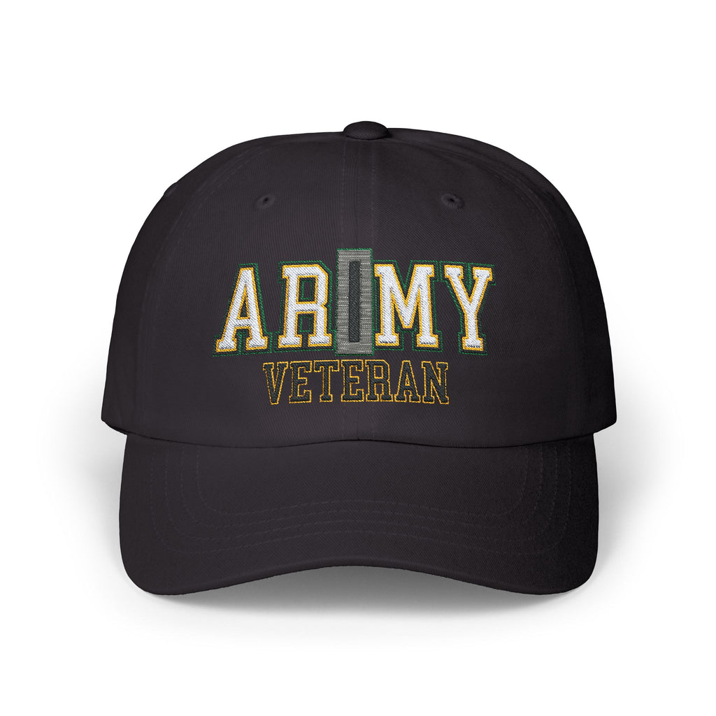 US Army W-5 Chief Warrant Officer 5 W5 CW5 Warrant Officer Veteran Embroidered Classic Dad Cap