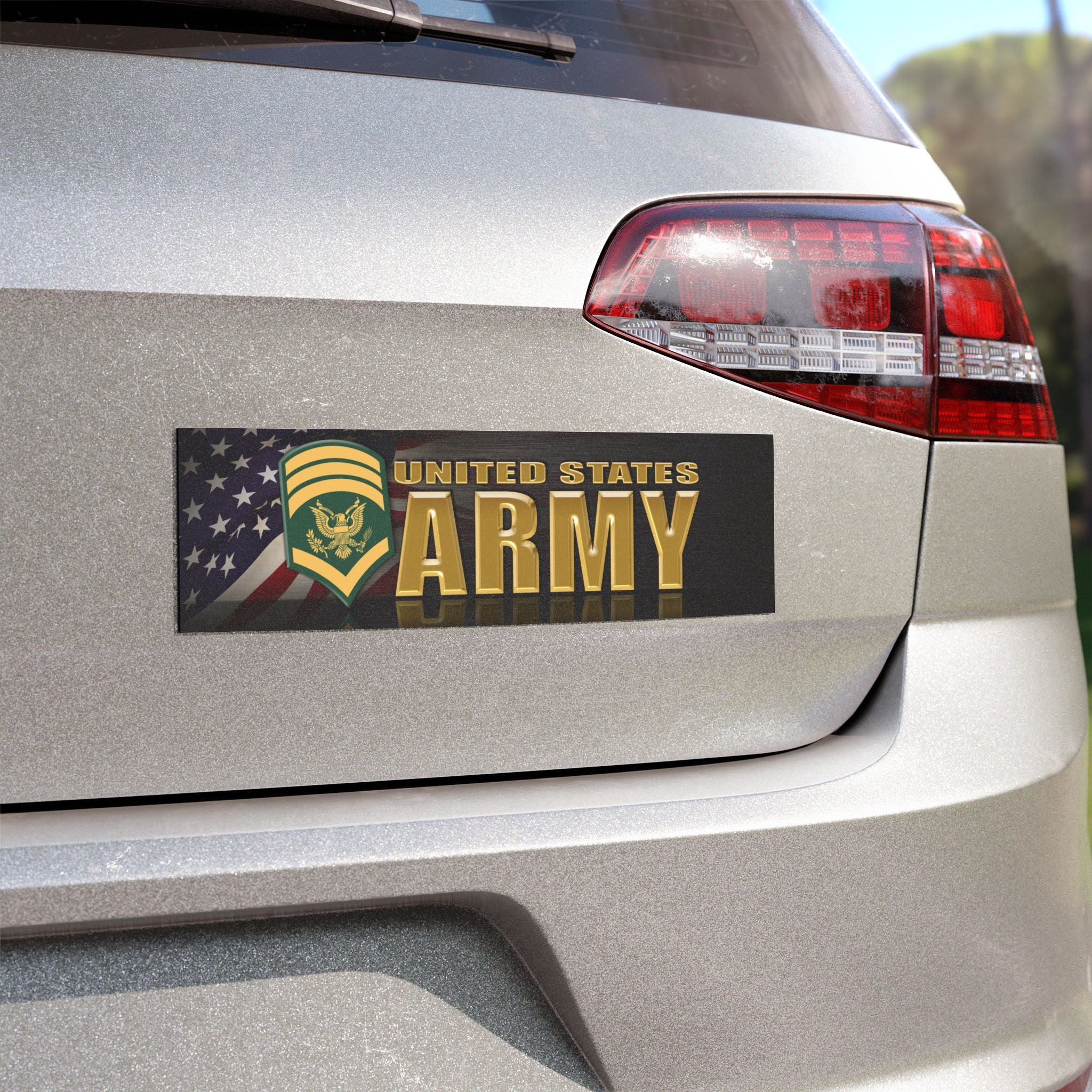 US Army E-8 SPC E8 Specialist Ranks Car Magnets