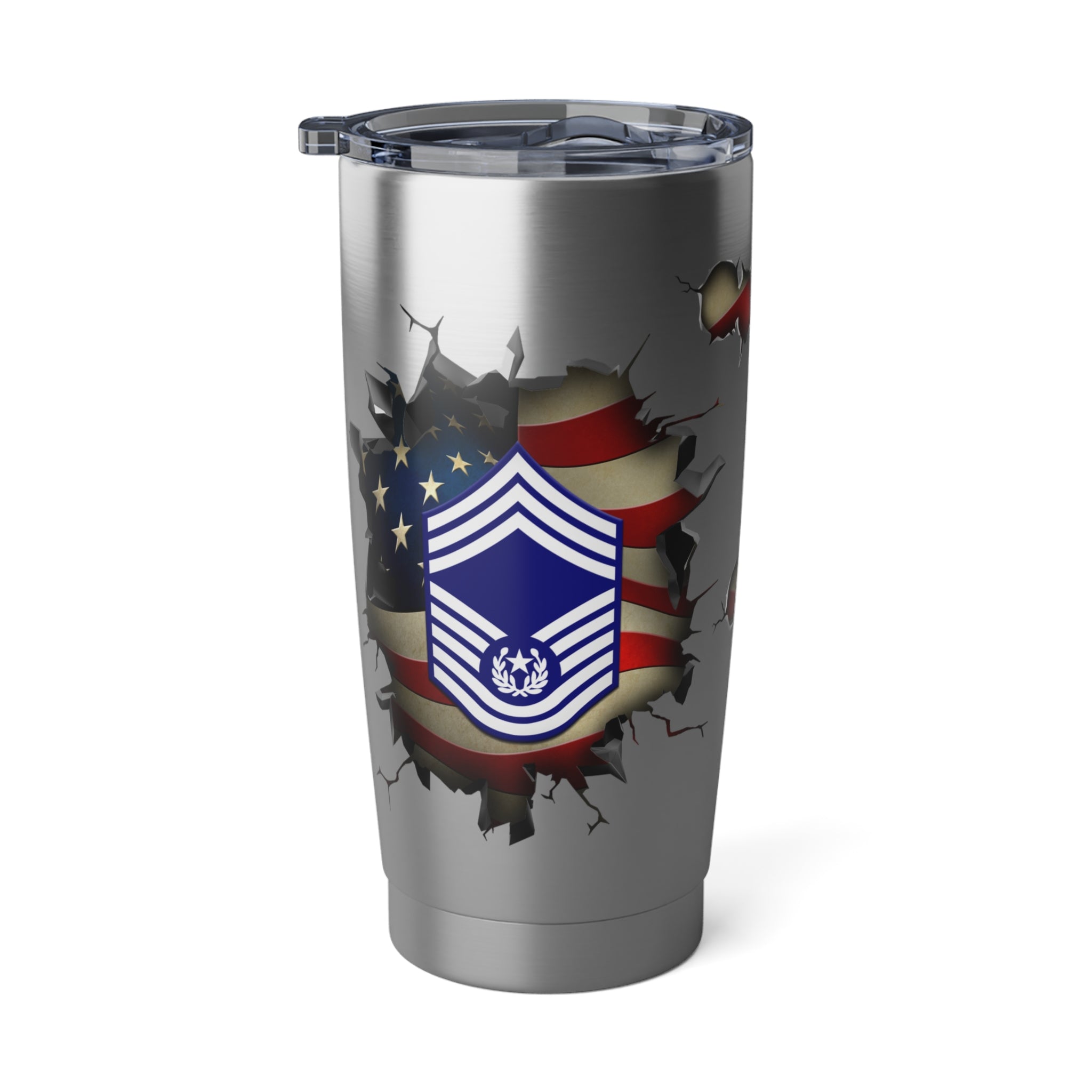 US Air Force E-9 Chief Master Sergeant Of The Air Force E9 CMSAF Noncommissioned Officer (Special) AF Ranks 3D Break Effect Vagabond 20oz Tumbler