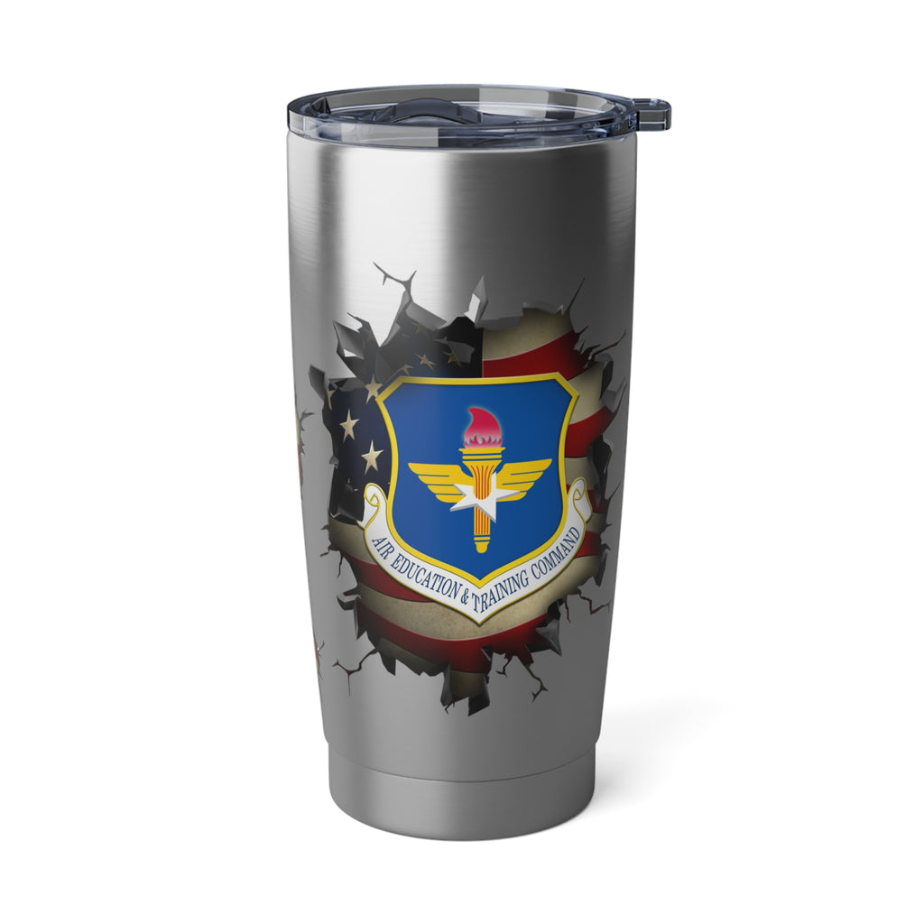 US Air Force Air Education and Training Command 3D Break Effect Vagabond 20oz Tumbler