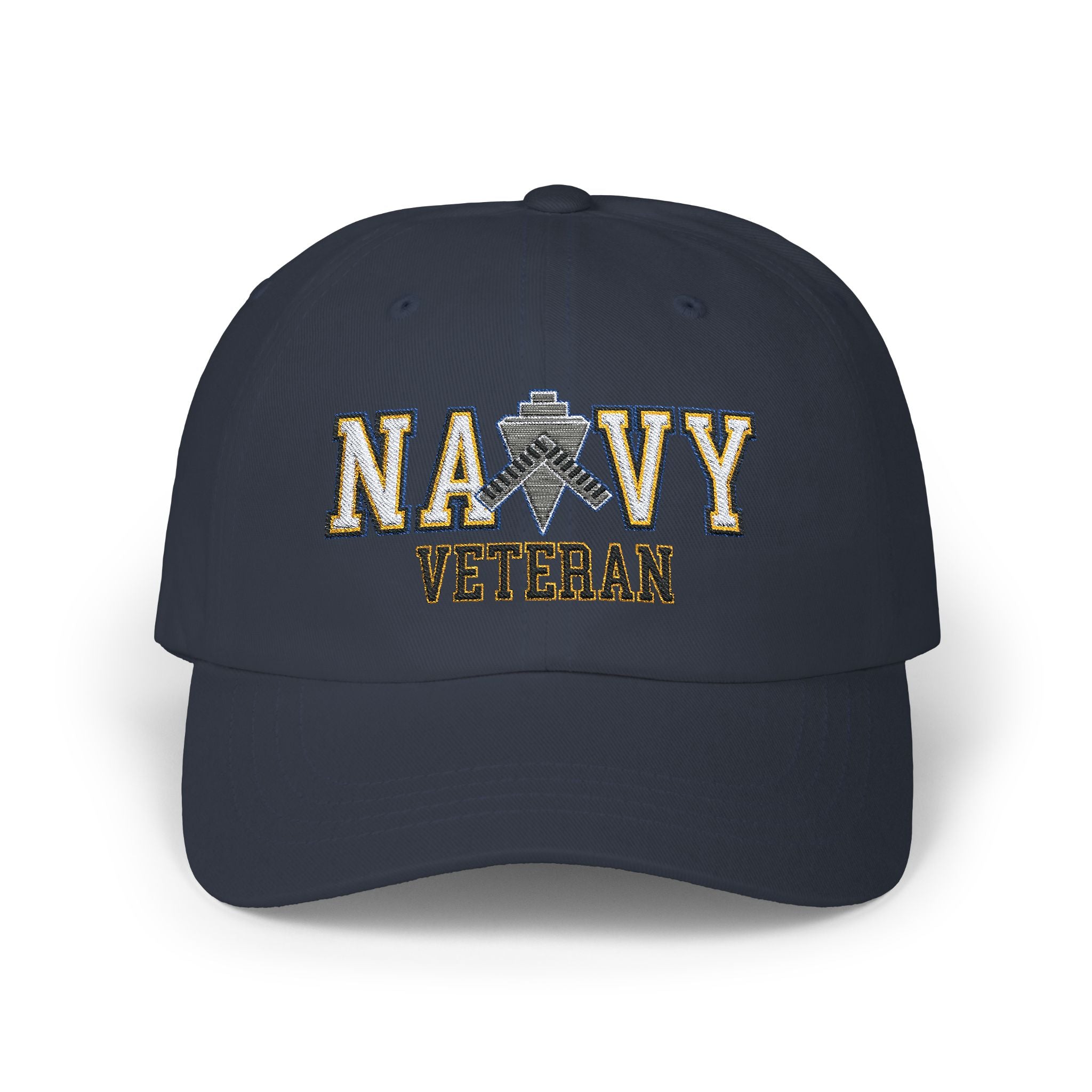 US Navy BU Veteran Embroidered Classic Dad Hat