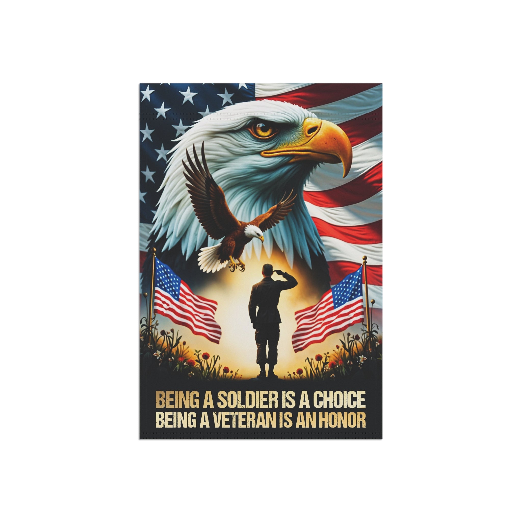 Being A Soldier Is An Honor Garden Banner - Patriotic Outdoor Decor, Celebrate Service & Sacrifice