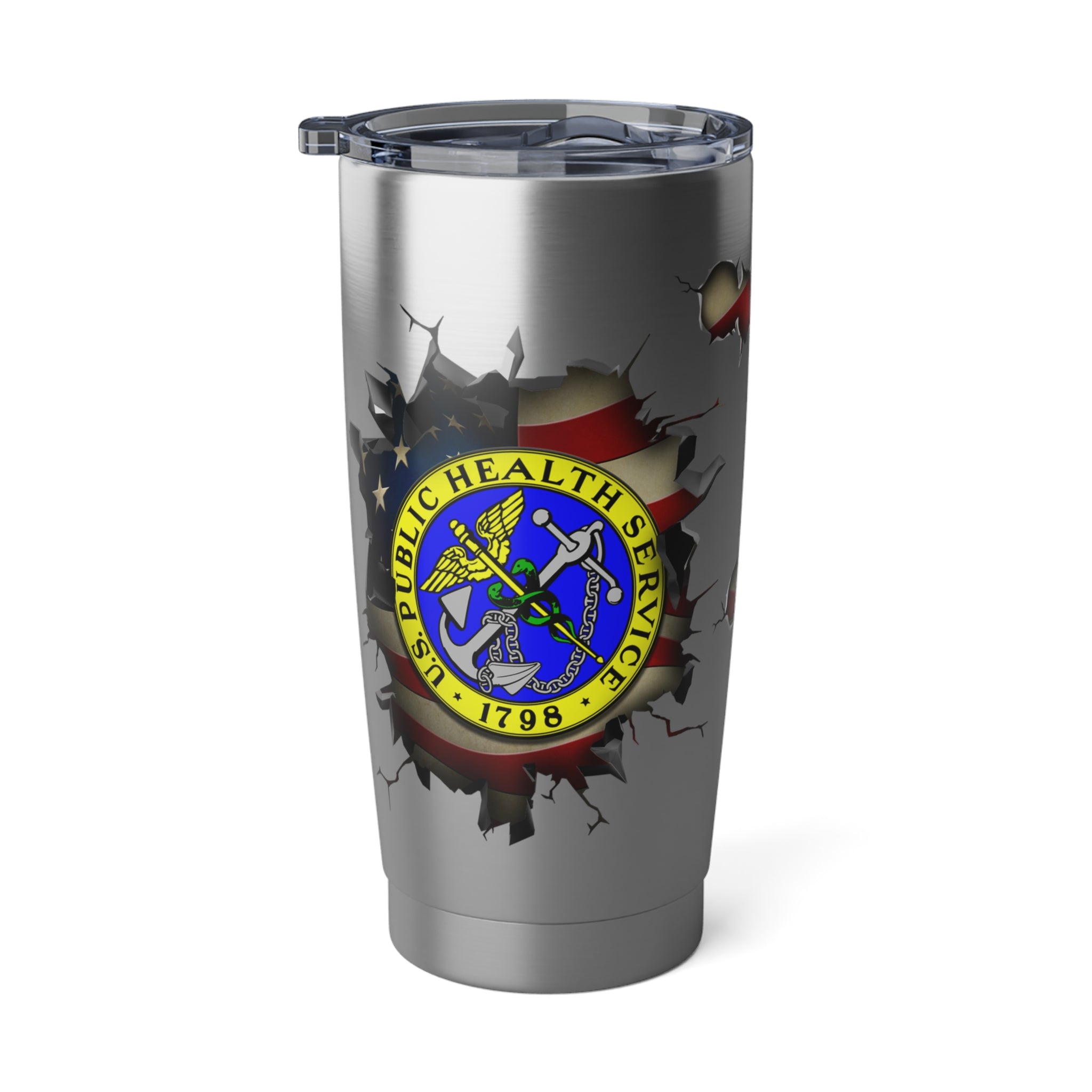 US Army Public Health Service 3D Break Effect Vagabond 20oz Tumbler