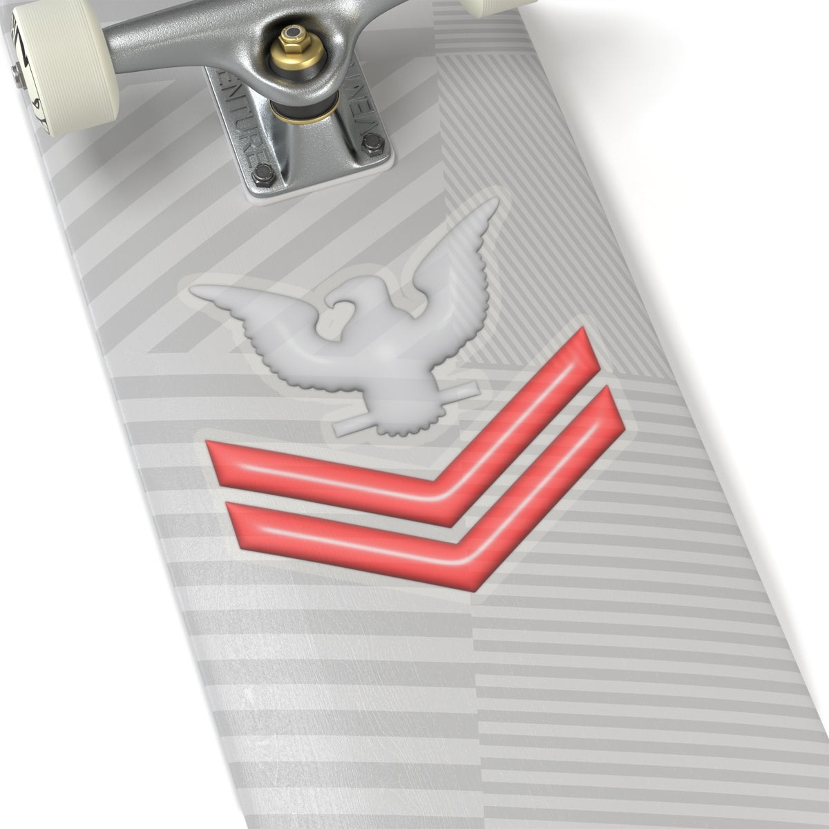 US Navy E-5 Red Stripe 3D Effect Stickers