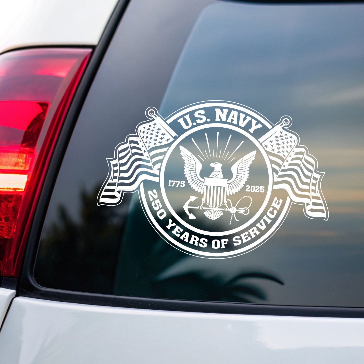 US Navy 250 Years Of Service Stickers