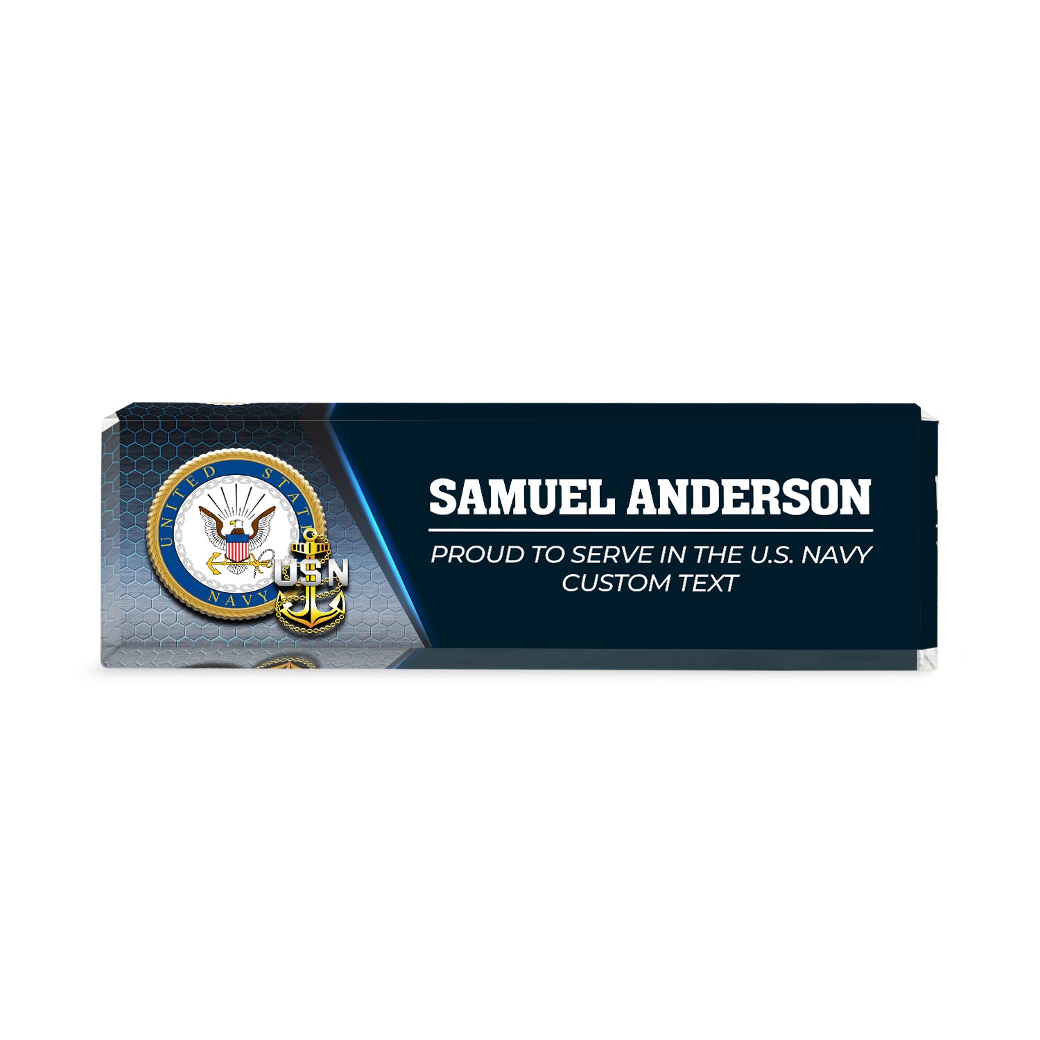 Custom U.S. Navy Special Warfare Acrylic Plaque – Personalized Military Gift