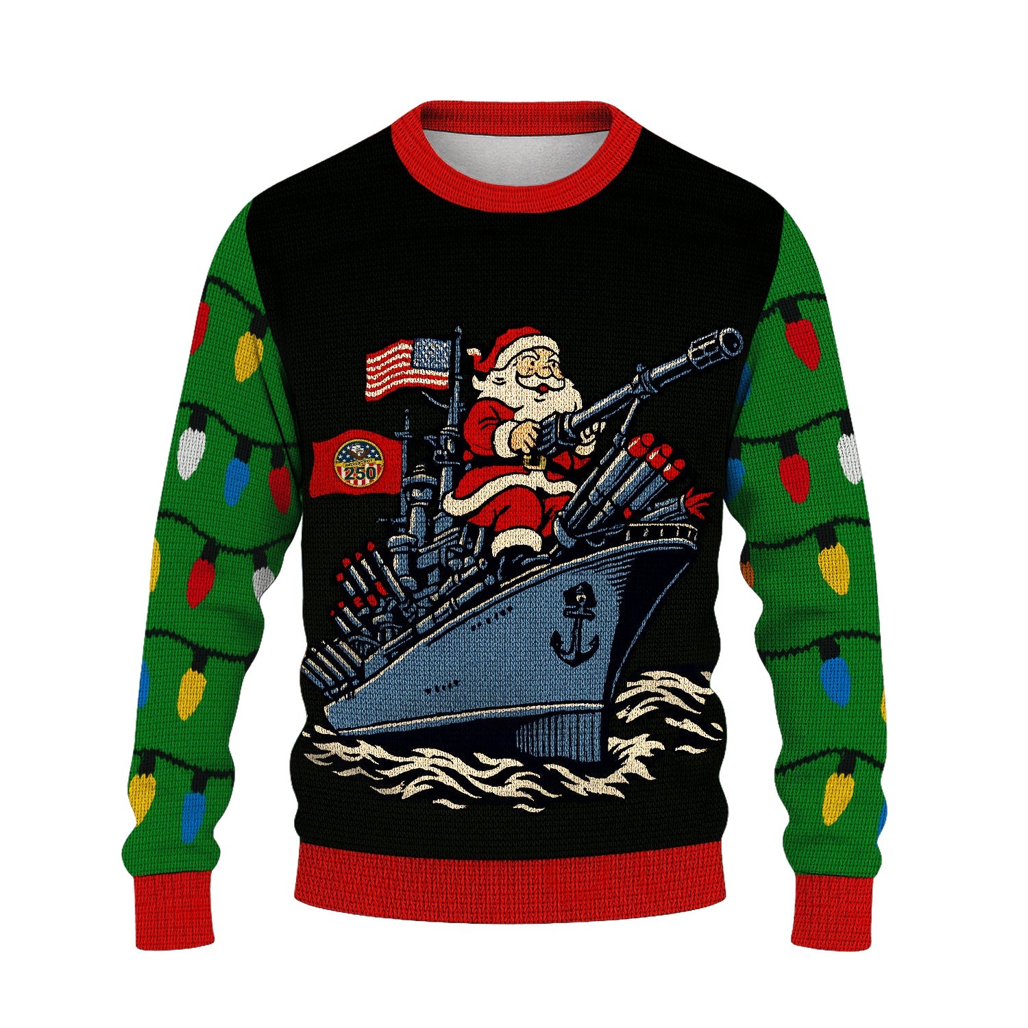 America's Navy A Legacy Of Valor Since 1775 Christmas Ugly Sweater