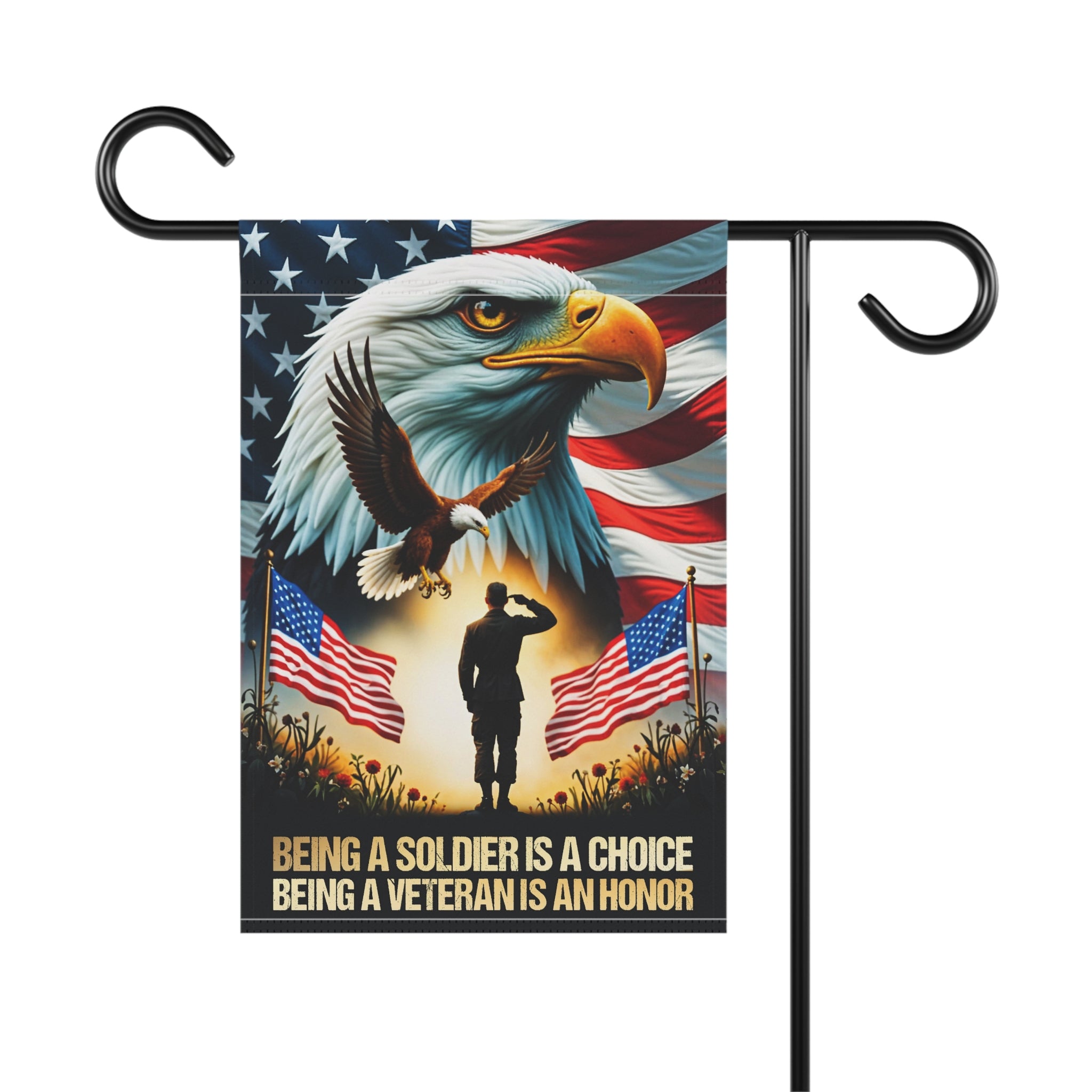 Being A Soldier Is An Honor Garden Banner - Patriotic Outdoor Decor, Celebrate Service & Sacrifice