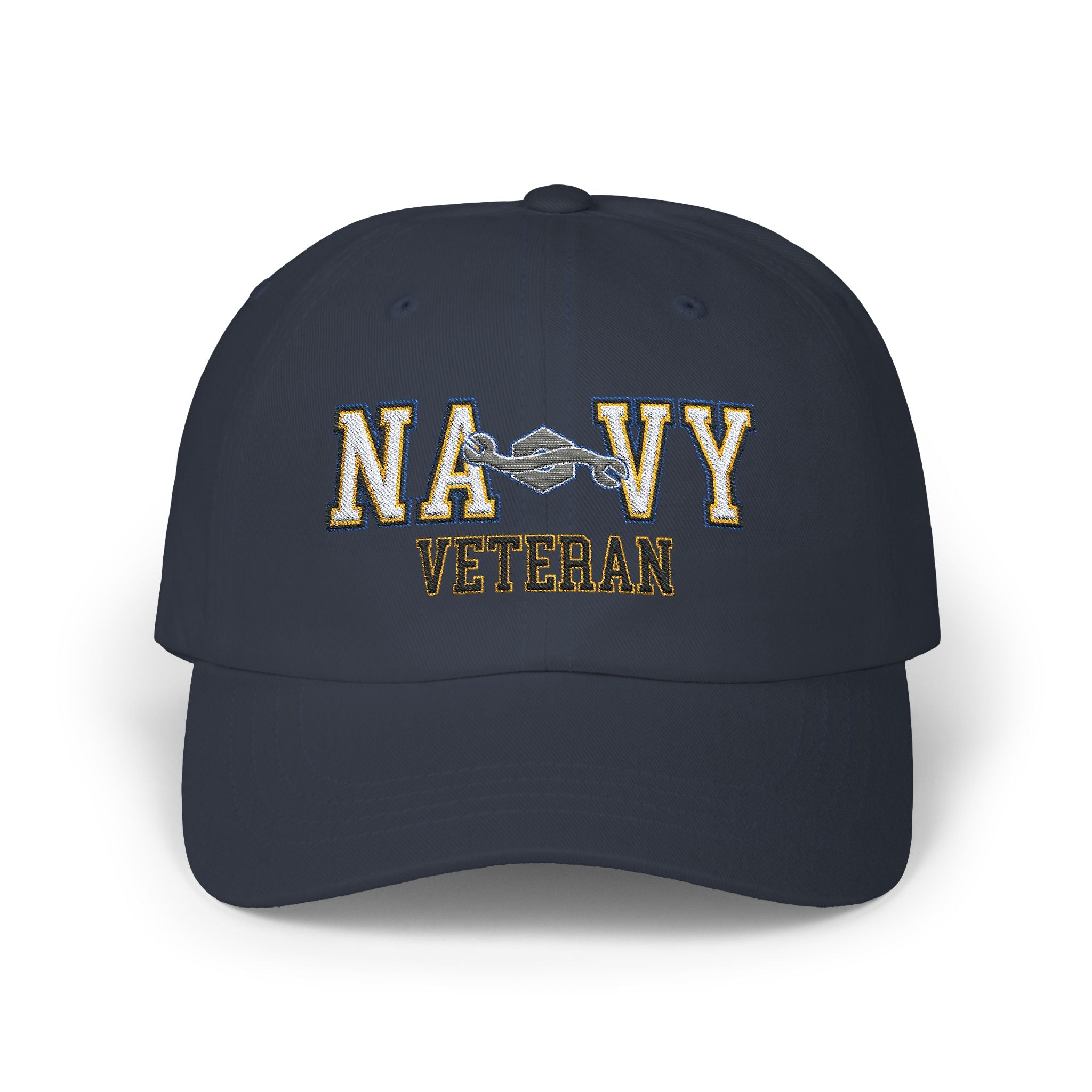 US Navy CM Veteran Embroidered Classic Dad Hat