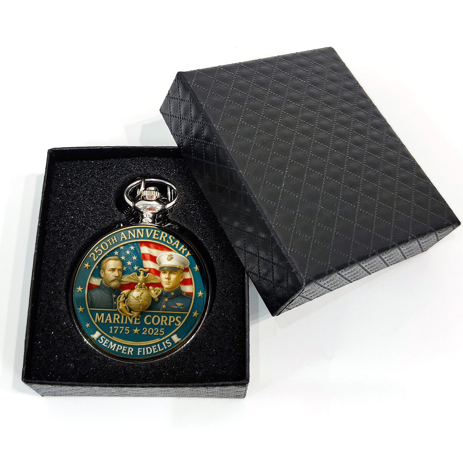 Marine Corps 250th Anniversary Pocket Watch