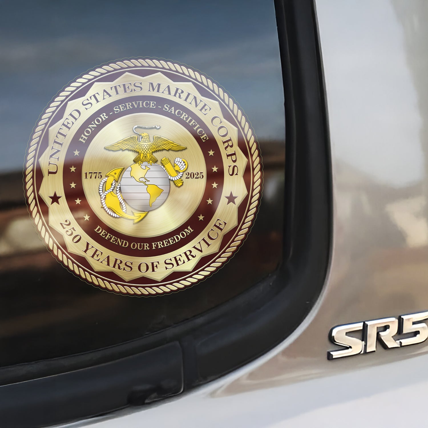 US Marine Corps 250 Years Of Service Stickers