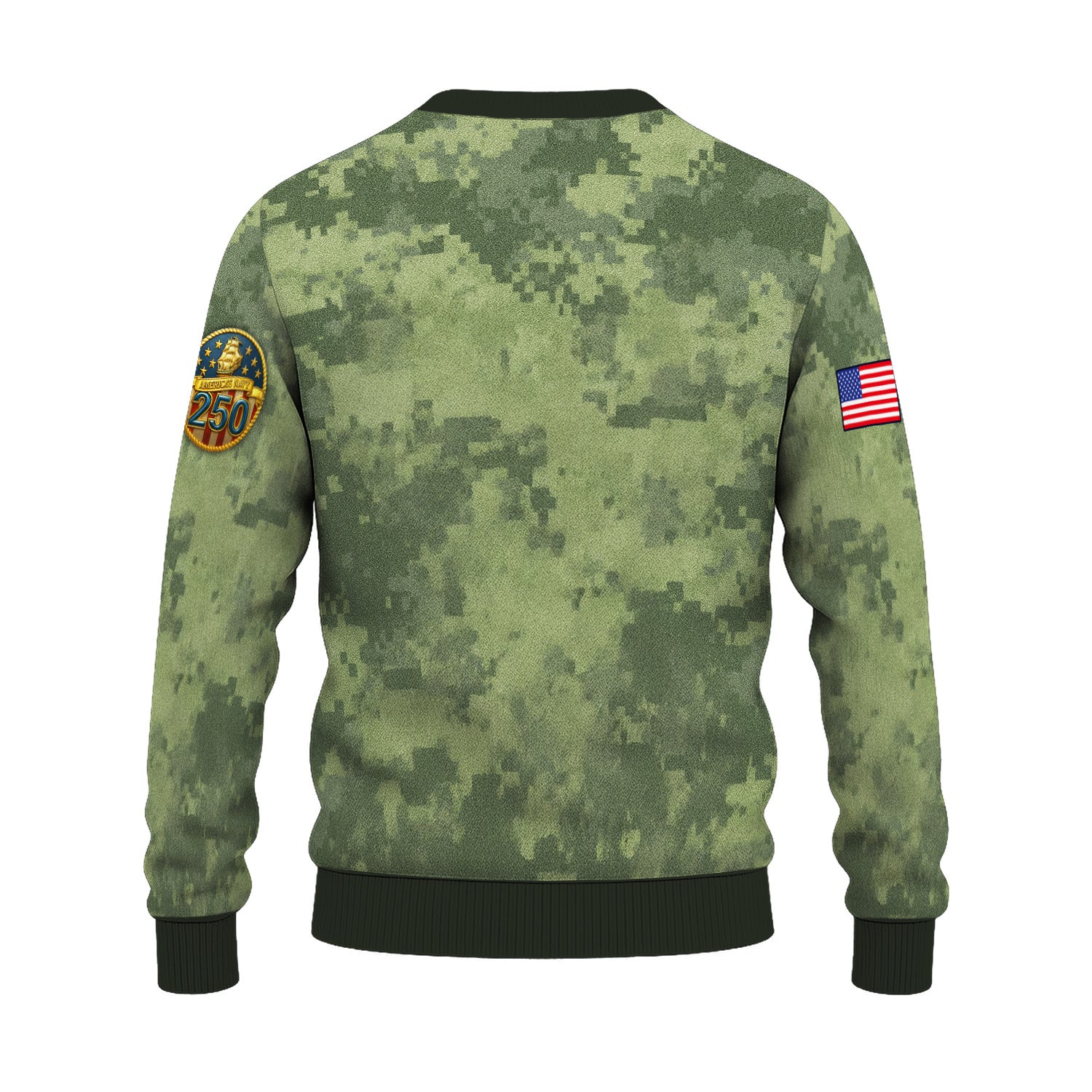 Personalized US Army Ugly Christmas Sweater TUST08