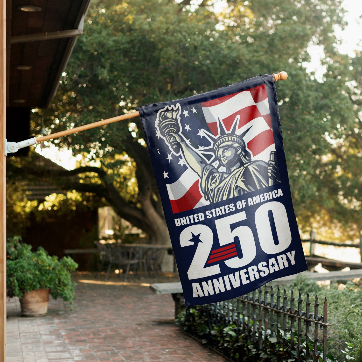 United States Of America 250 Anniversary House Flag 28''x40'' Twin-Side Printing
