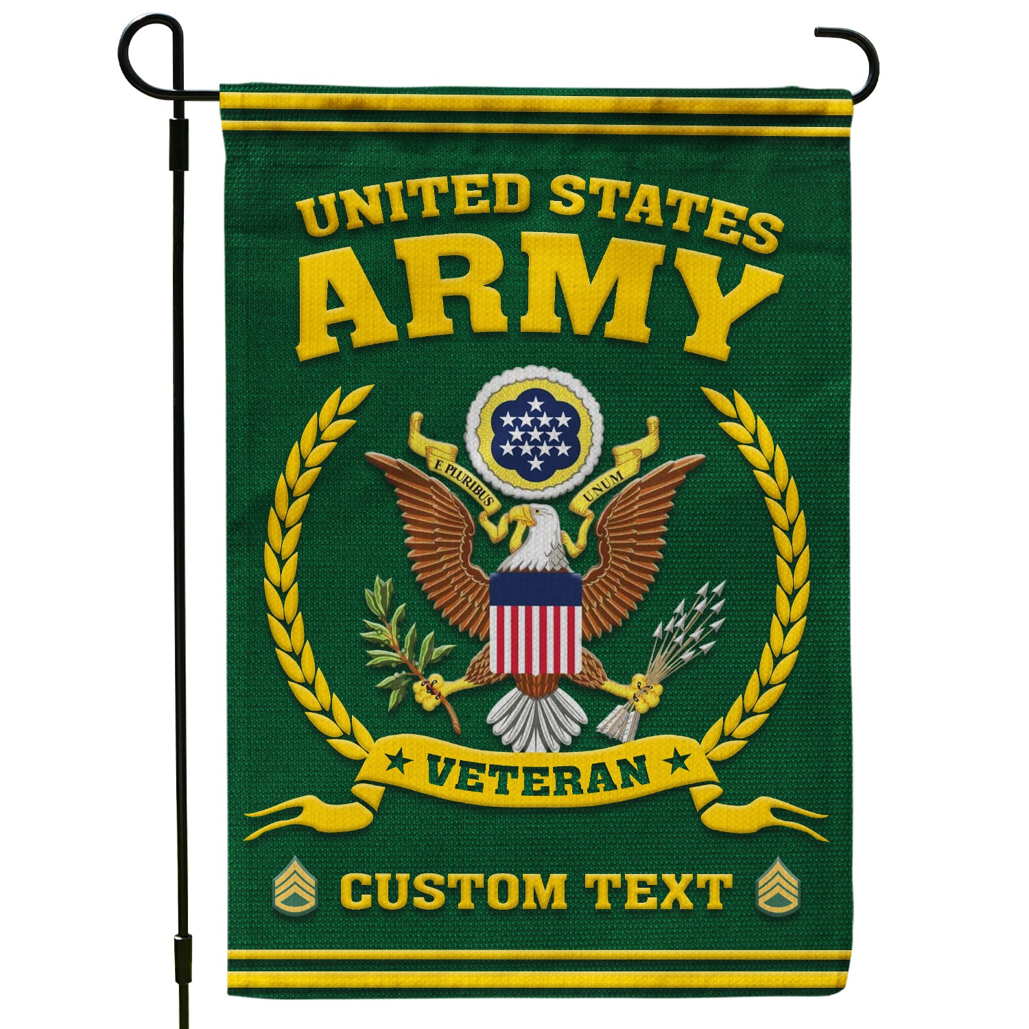 Personalized US Military Logo/Insignia and Text JFLAG03 Garden Flag, House Flag Twin-Side Printing