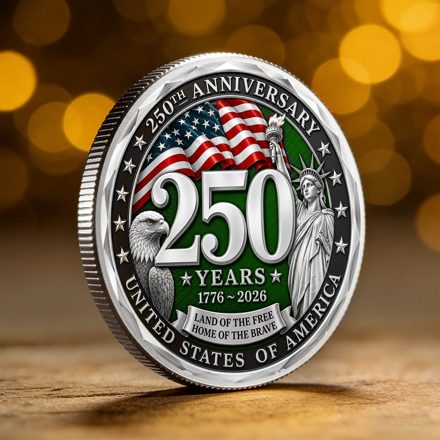 Personalized U.S. Army Coin 250 Years Military Gift
