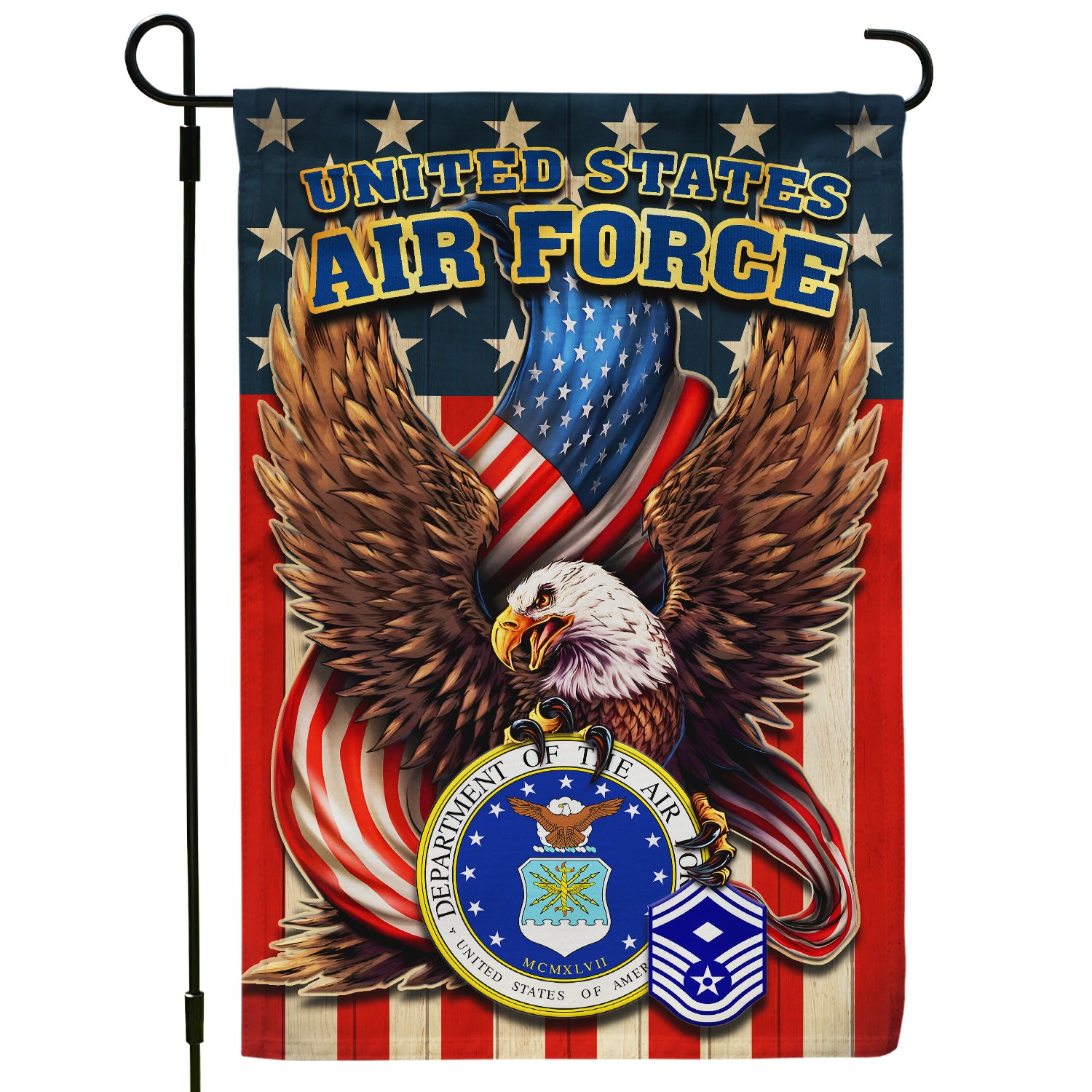 Personalized US Military Logo/Insignia JFLAG04 Garden Flag, House Flag Twin-Side Printing