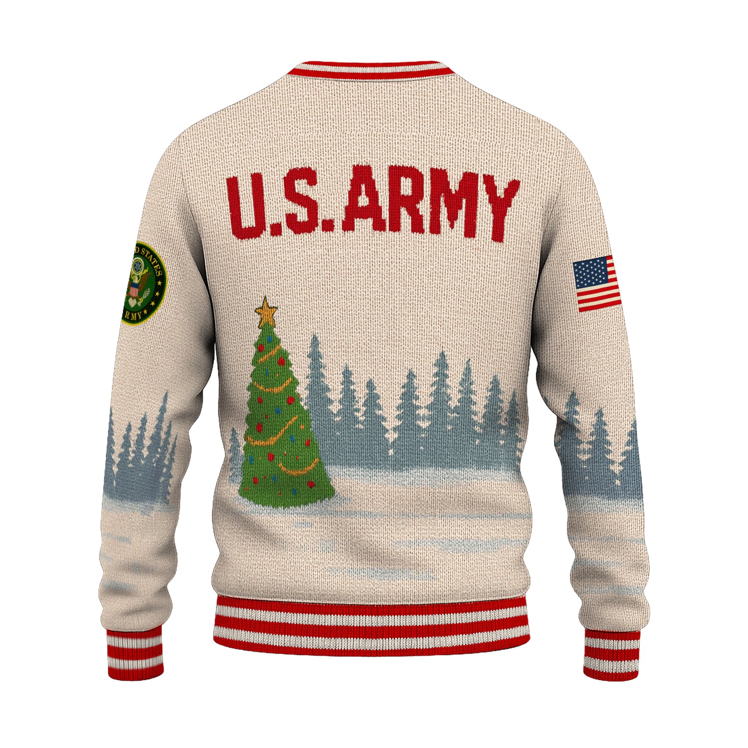 US Army Merry Christmas Ugly Christmas Sweater