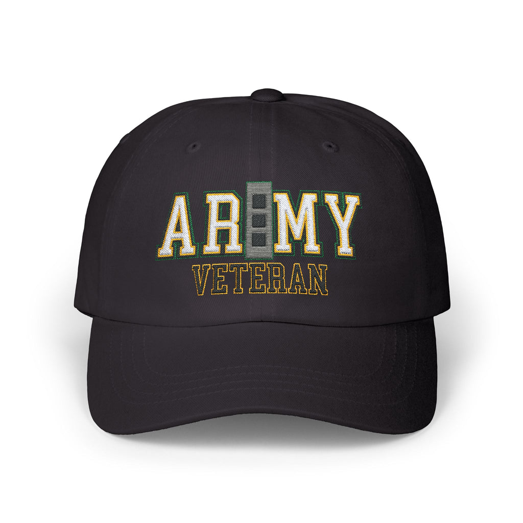 US Army W-3 Chief Warrant Officer 3 W3 CW3 Warrant Officer Veteran Embroidered Classic Dad Cap