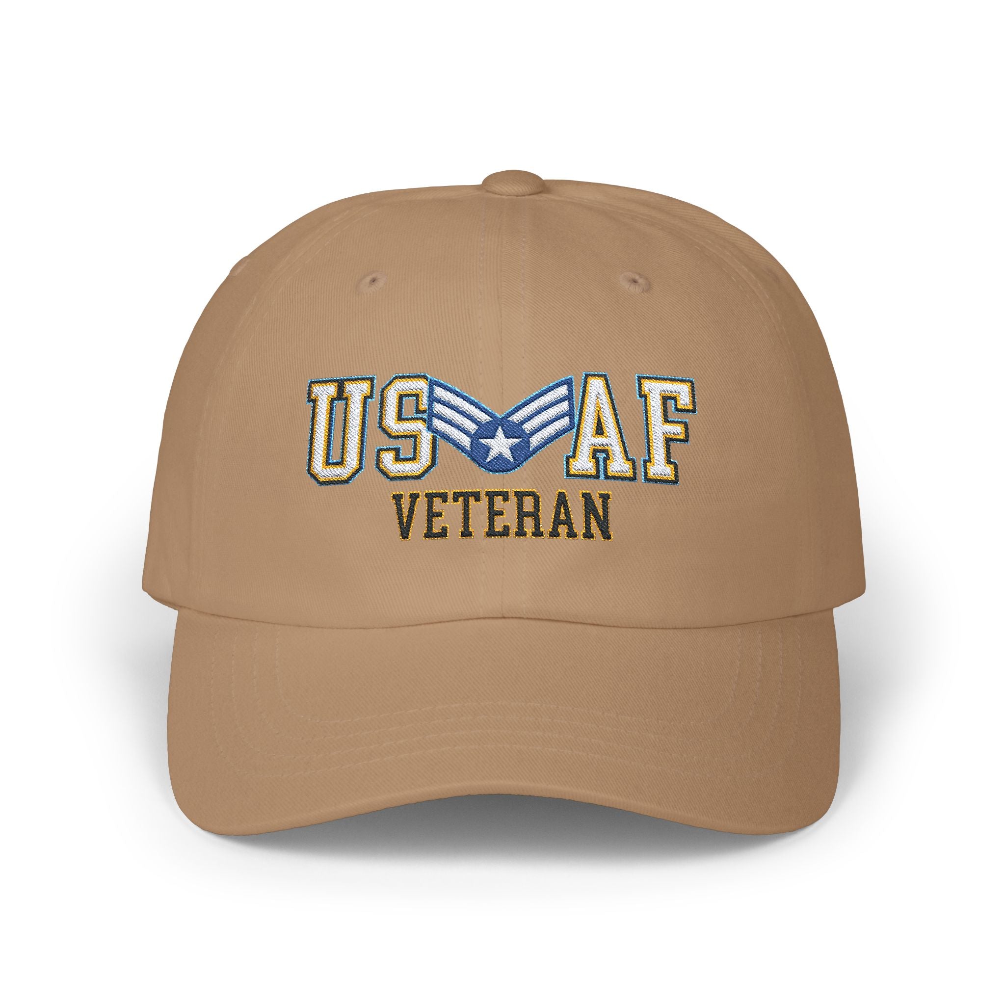 US Air Force E-4 Buck Sergeant Veteran Embroidered Classic