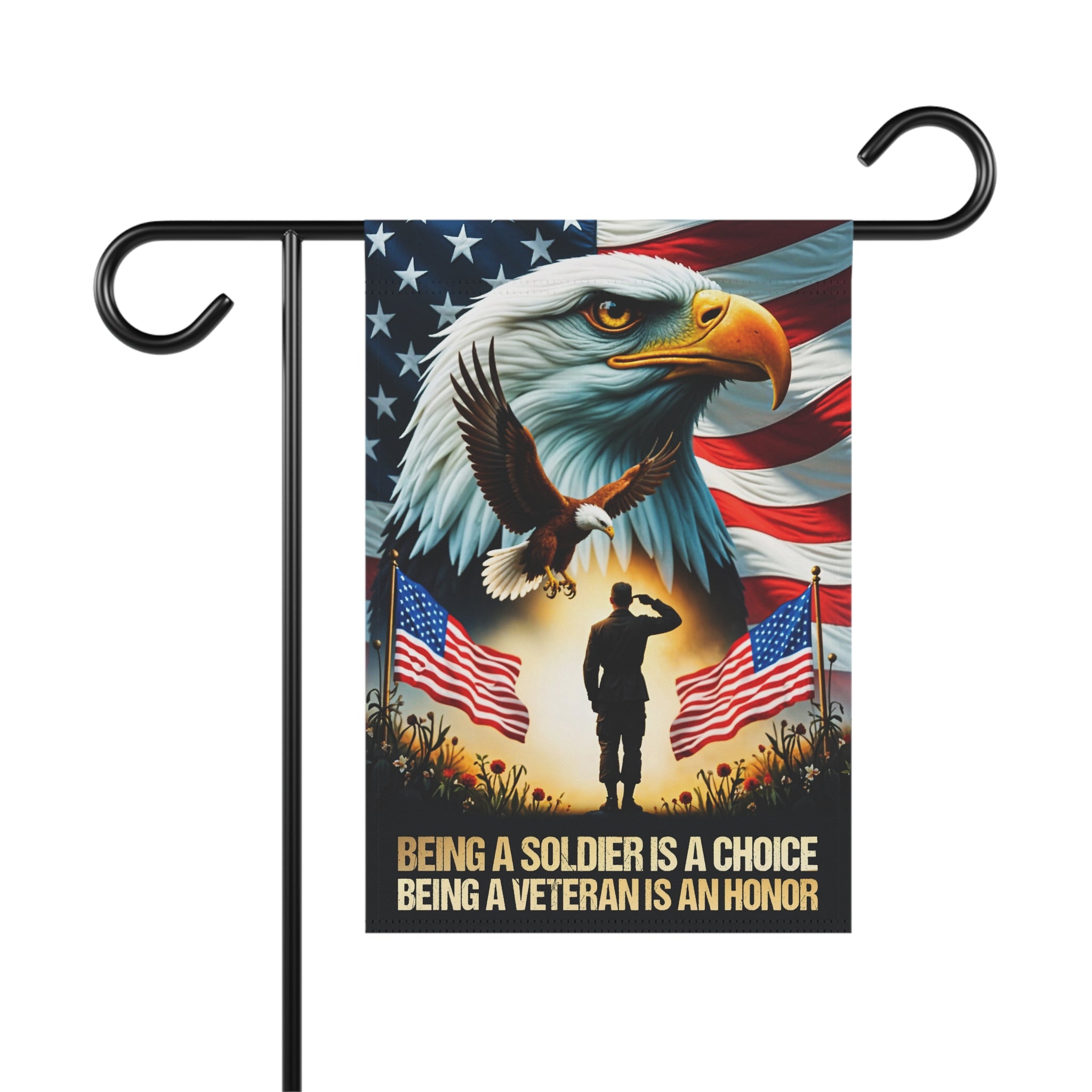 Being A Soldier Is An Honor Garden Banner - Patriotic Outdoor Decor, Celebrate Service & Sacrifice