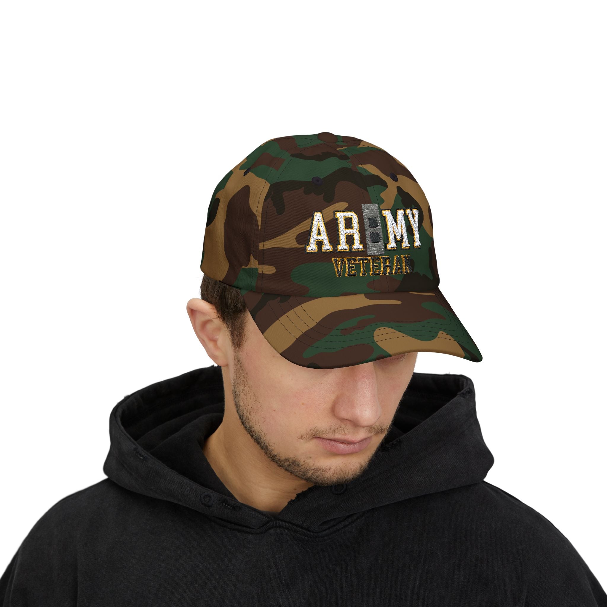 US Army W-2 Chief Warrant Officer 2 W2 CW2 Warrant Officer Soldier For Life Embroidered Classic Dad Cap