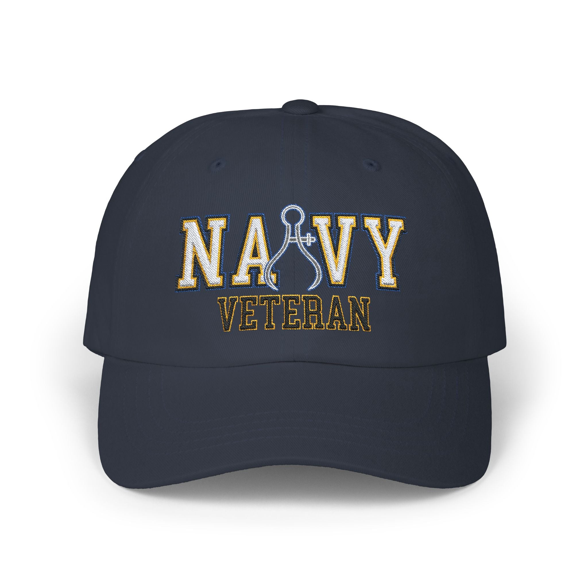 US Navy IM Veteran Embroidered Classic Dad Hat