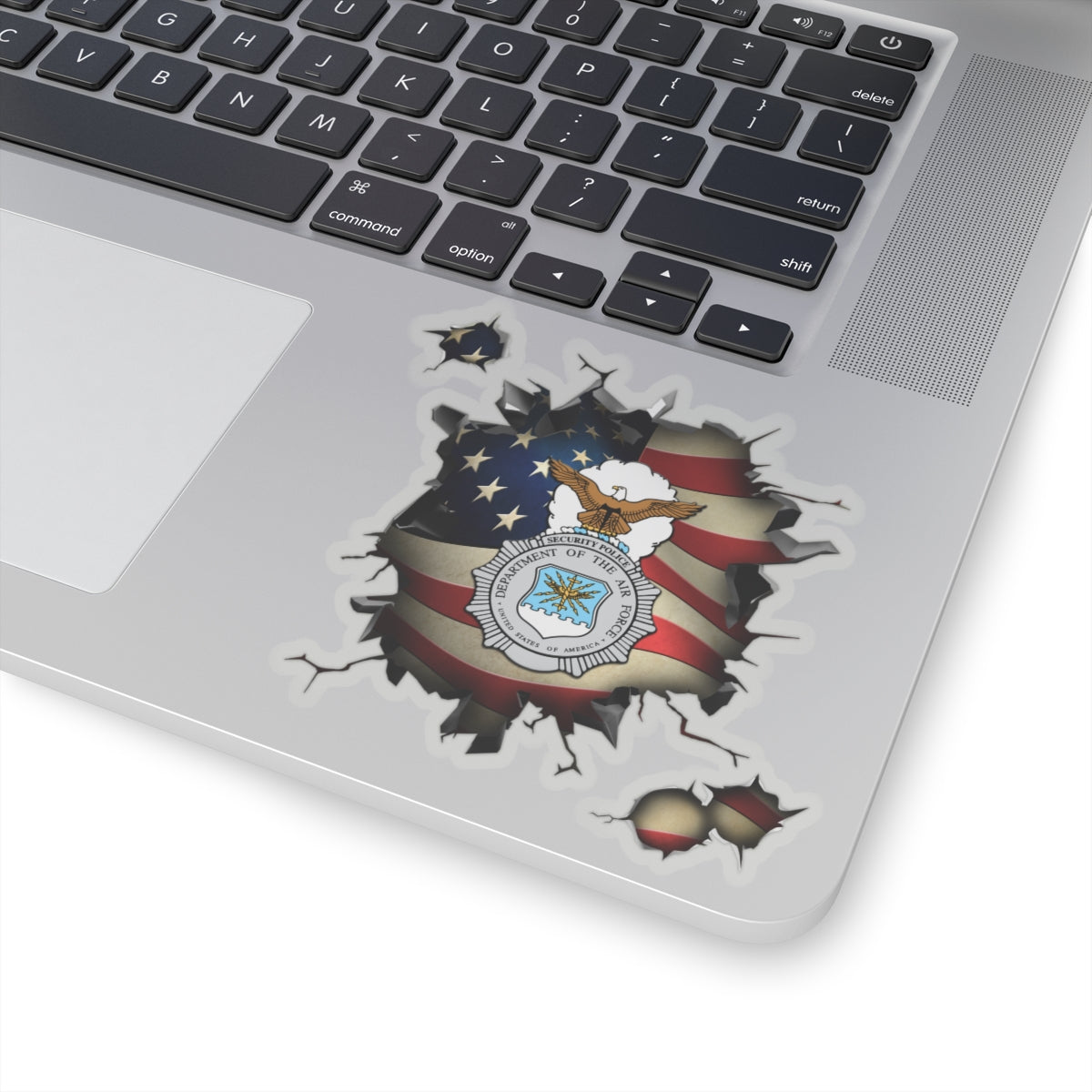 US Air Force Security Police 3D Break Effect Stickers