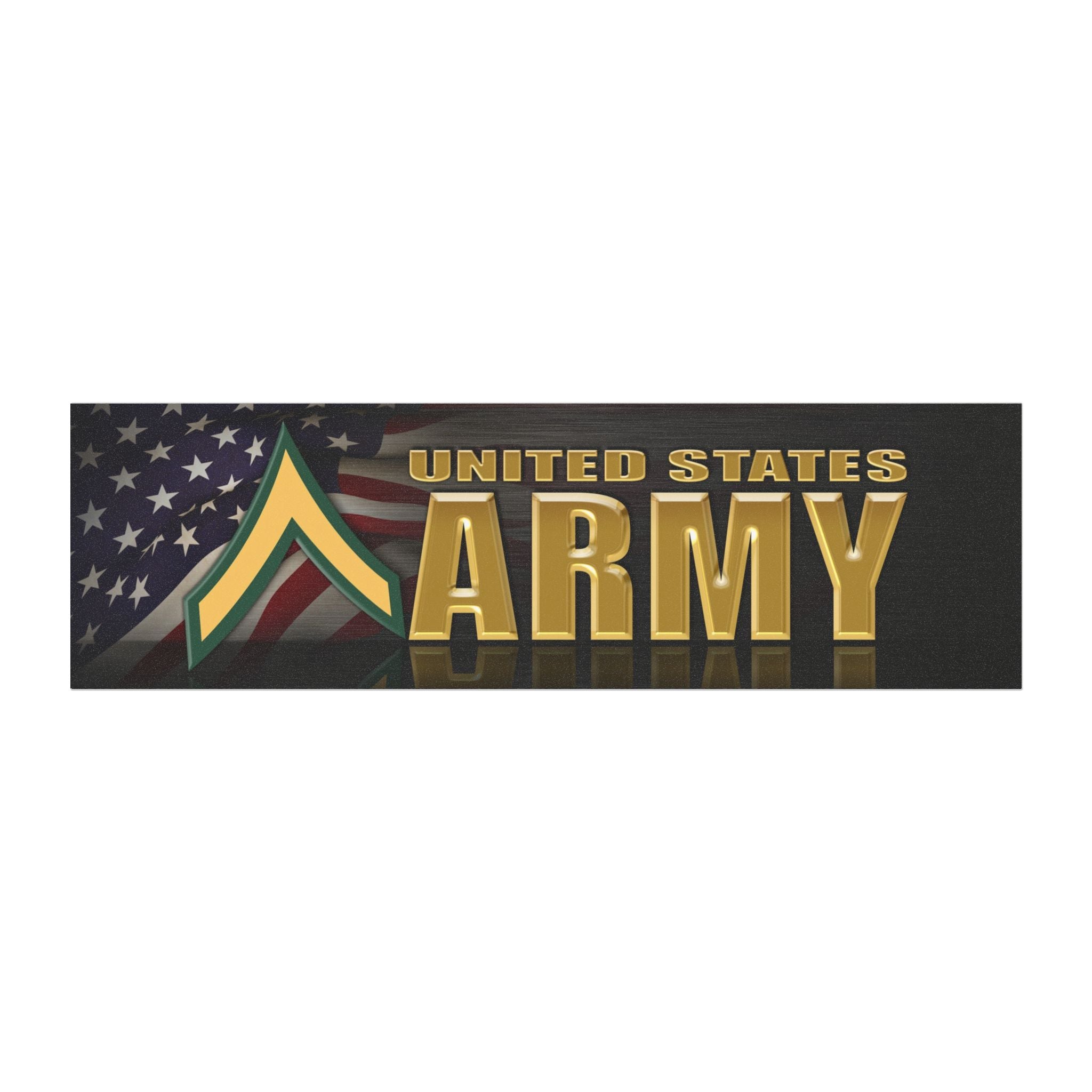 US Army E-2 PV2 E2 Private Second Class Ranks Car Magnets