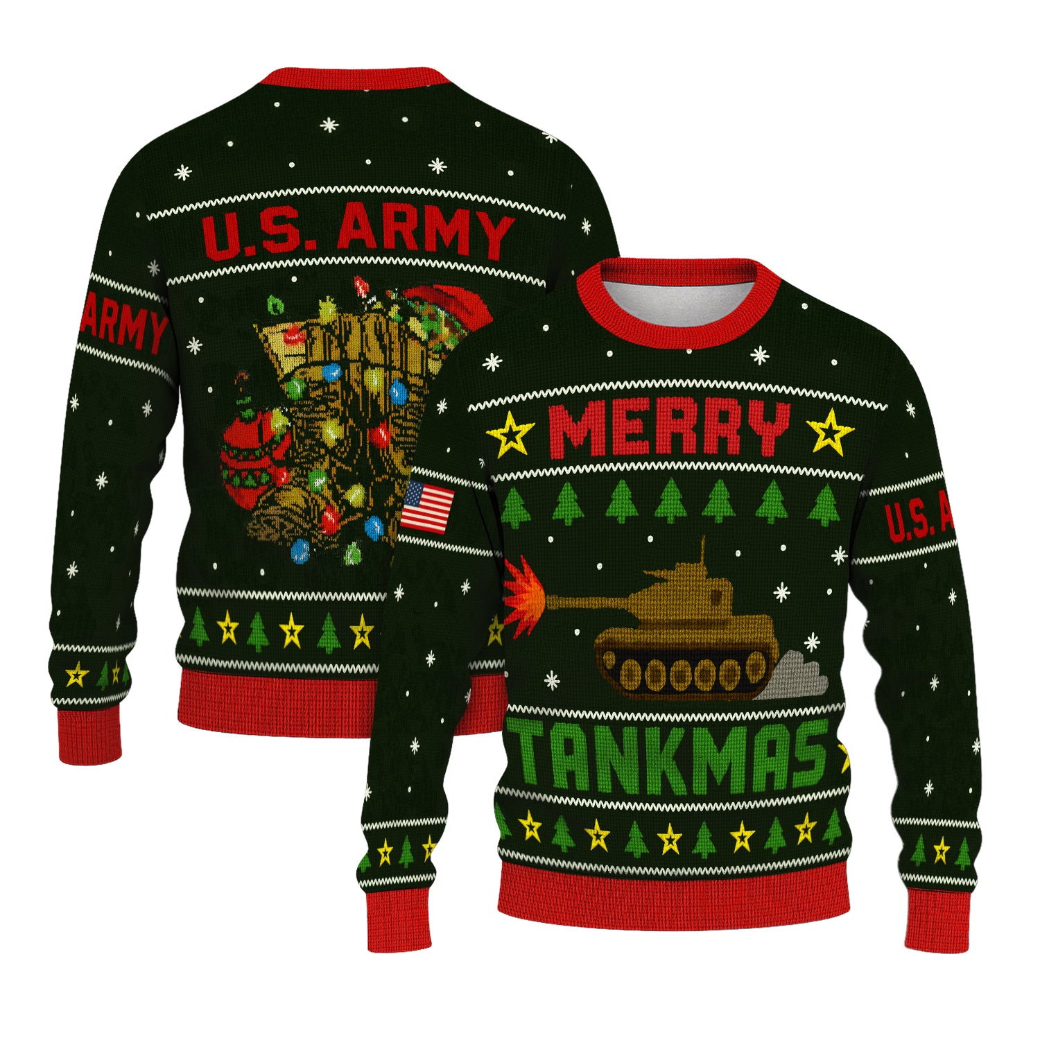 Merry Tankmas Christmas Ugly Christmas Sweater