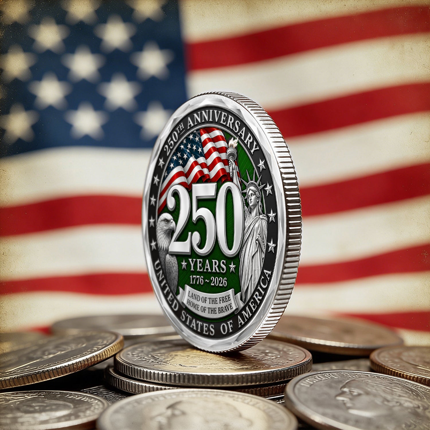 Personalized U.S. Army Coin 250 Years Military Gift