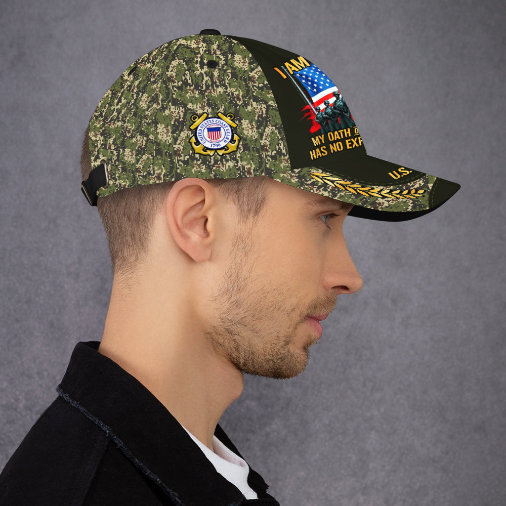 Custom Ranks/Insignia, Personalized Name And Years Served All Over Prints Premium Classic Cap JAOVC11