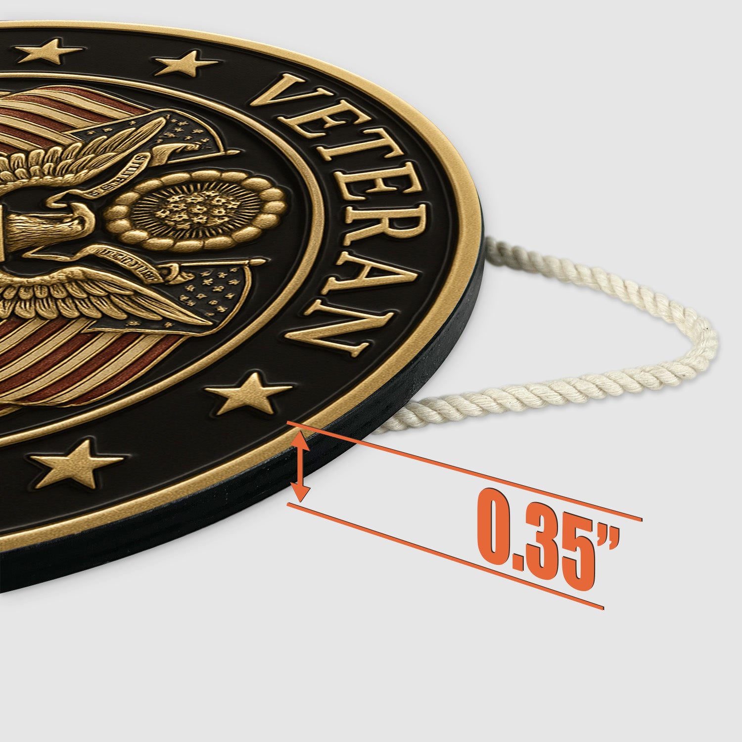 U.S. Army Veteran Wooden Sign – "This We’ll Defend" Patriotic Wall Decor