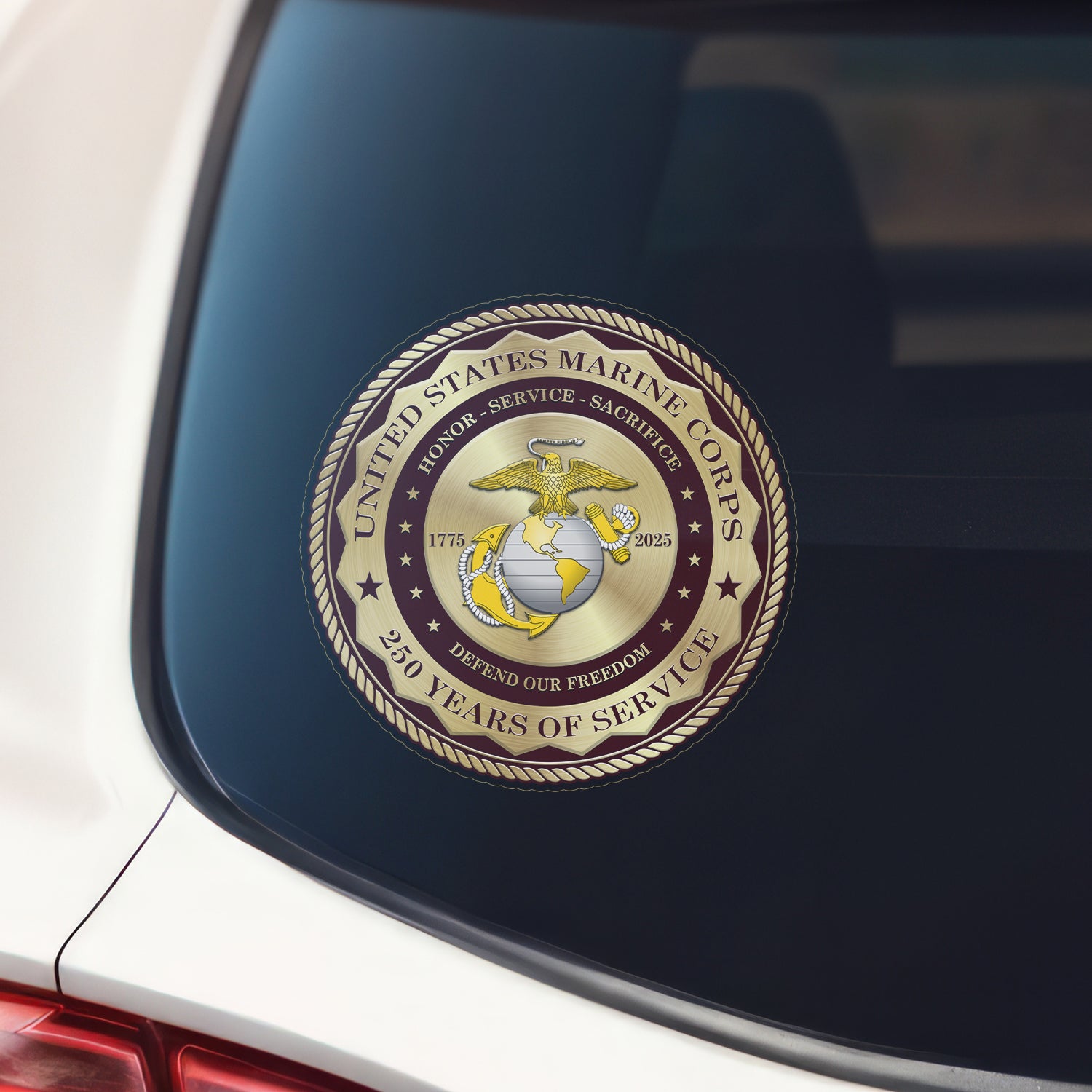US Marine Corps 250 Years Of Service Stickers