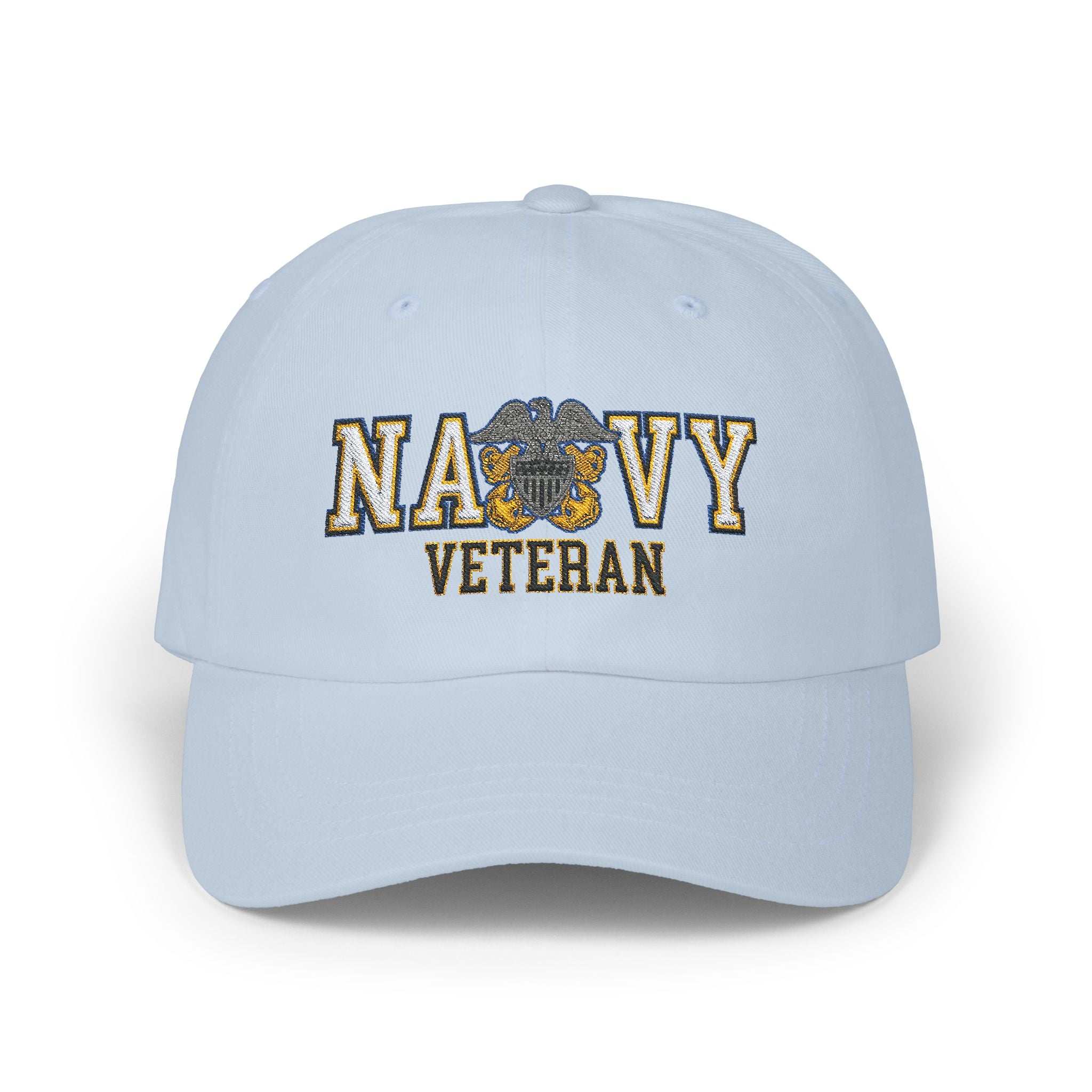 US Navy Officer Cap Device  Veteran Embroidered Classic Dad Hat