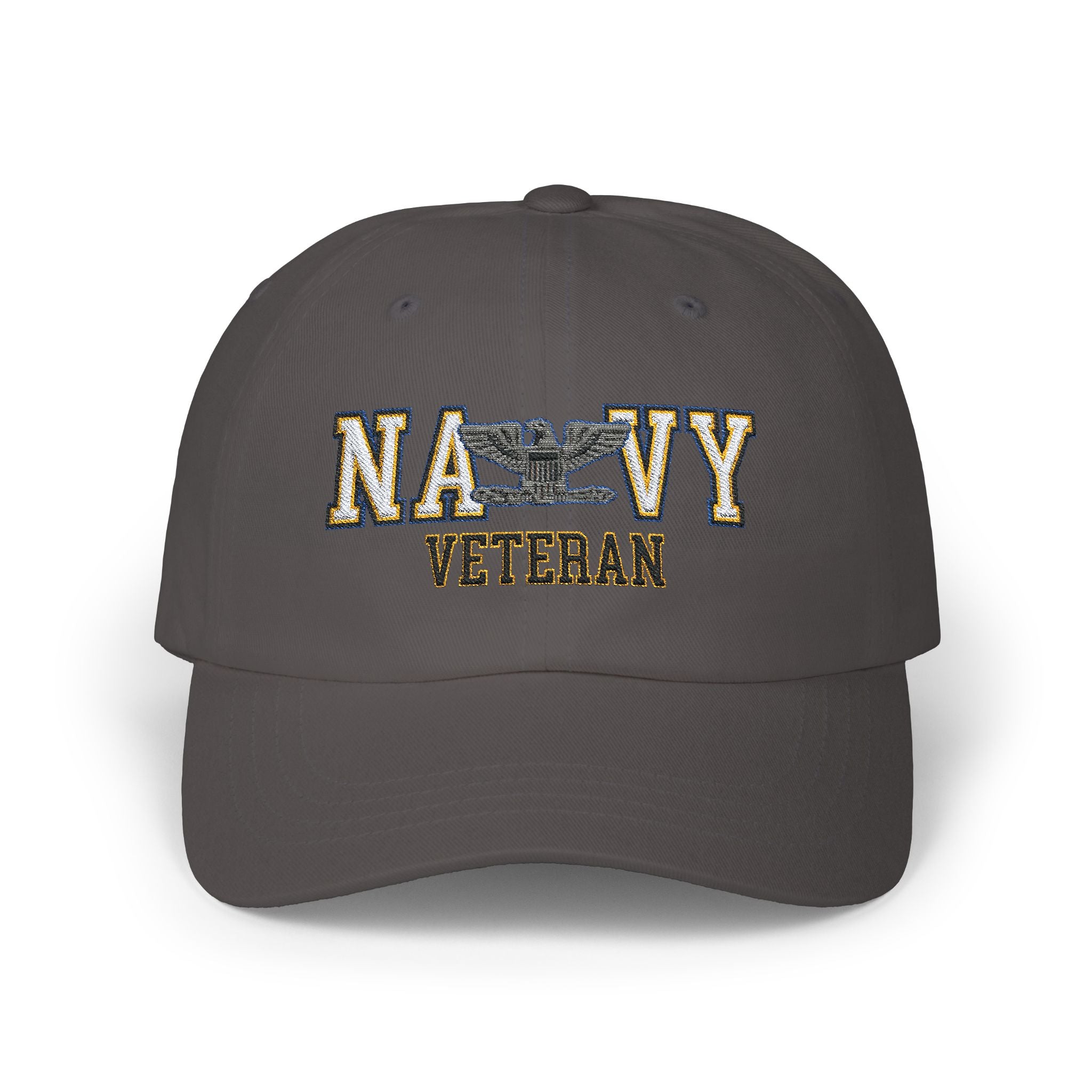 US Navy O-6 Captain O6 CAPT Senior Officer Veteran Embroidered Classic Dad Hat