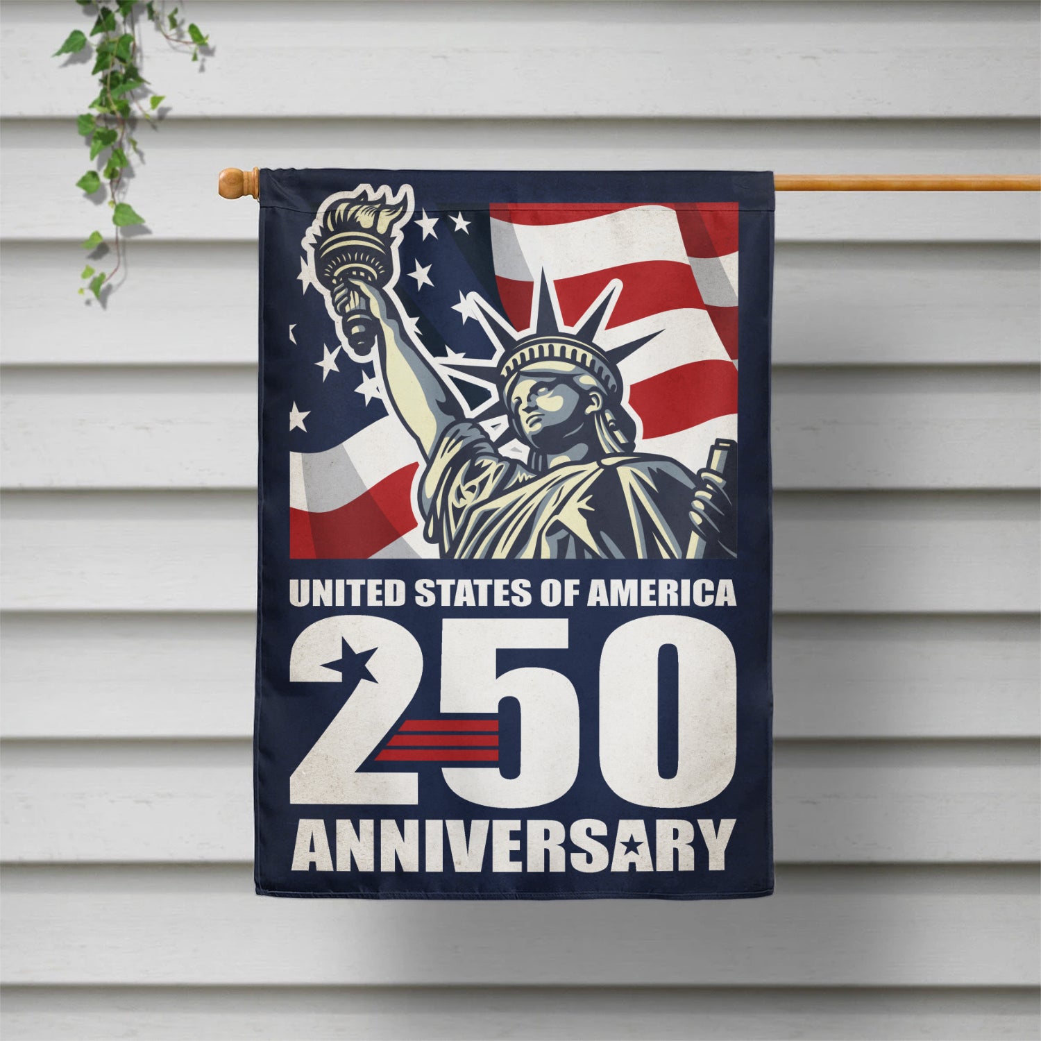 United States Of America 250 Anniversary House Flag 28''x40'' Twin-Side Printing