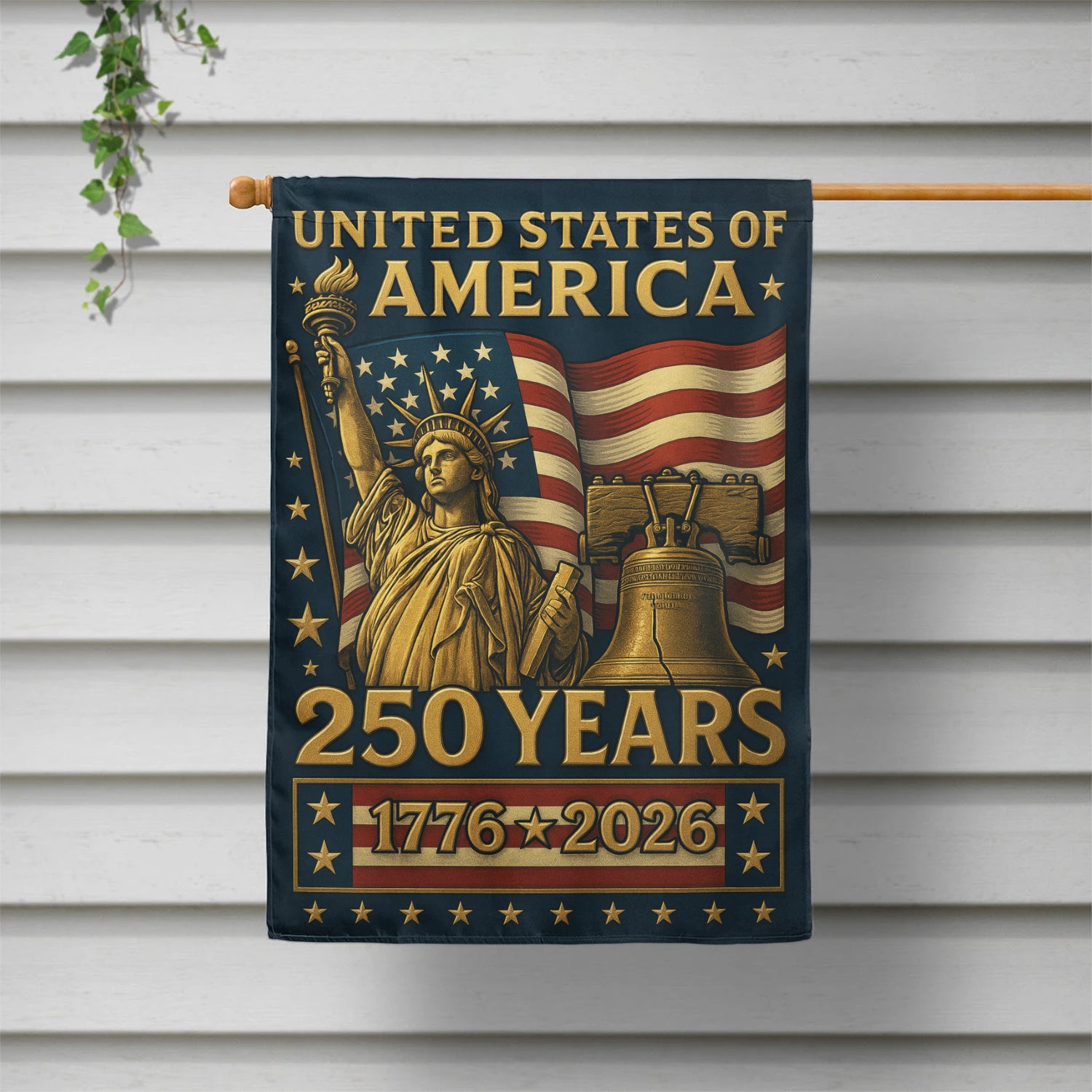 United States Of America 250 House Flag 28''x40'' Twin-Side Printing