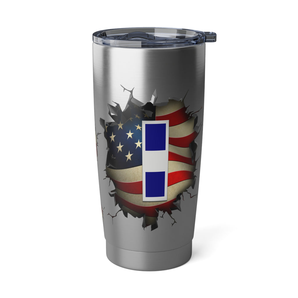 US Navy W-3 Chief Warrant Officer 3 W3 CW3 Warrant Officer 3D Break Effect Vagabond 20oz Tumbler