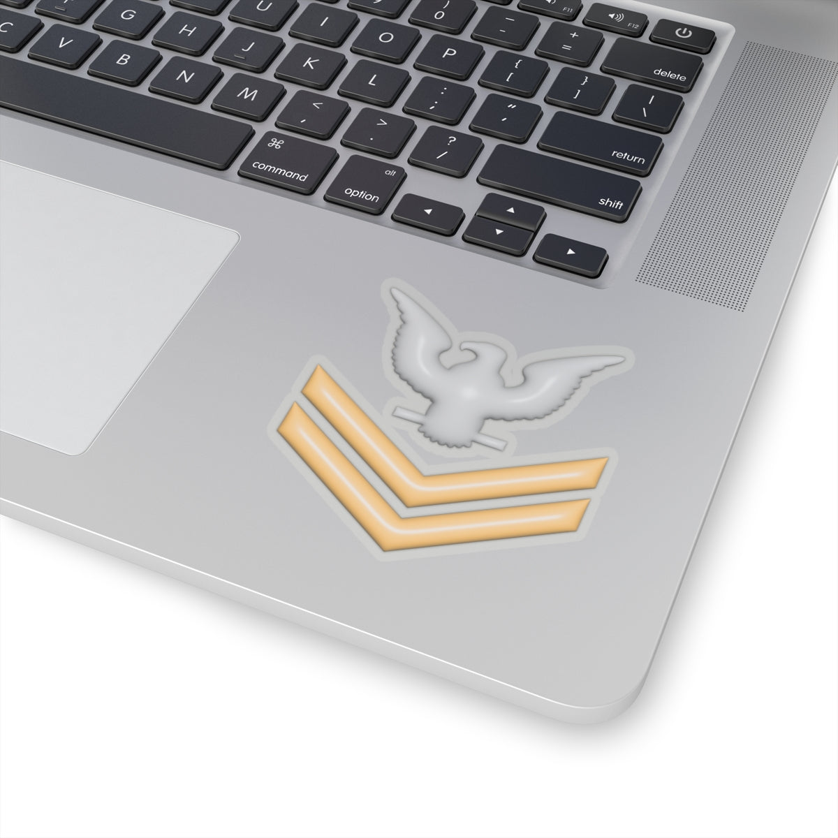 US Navy E-5 Gold Stripe 3D Effect Stickers